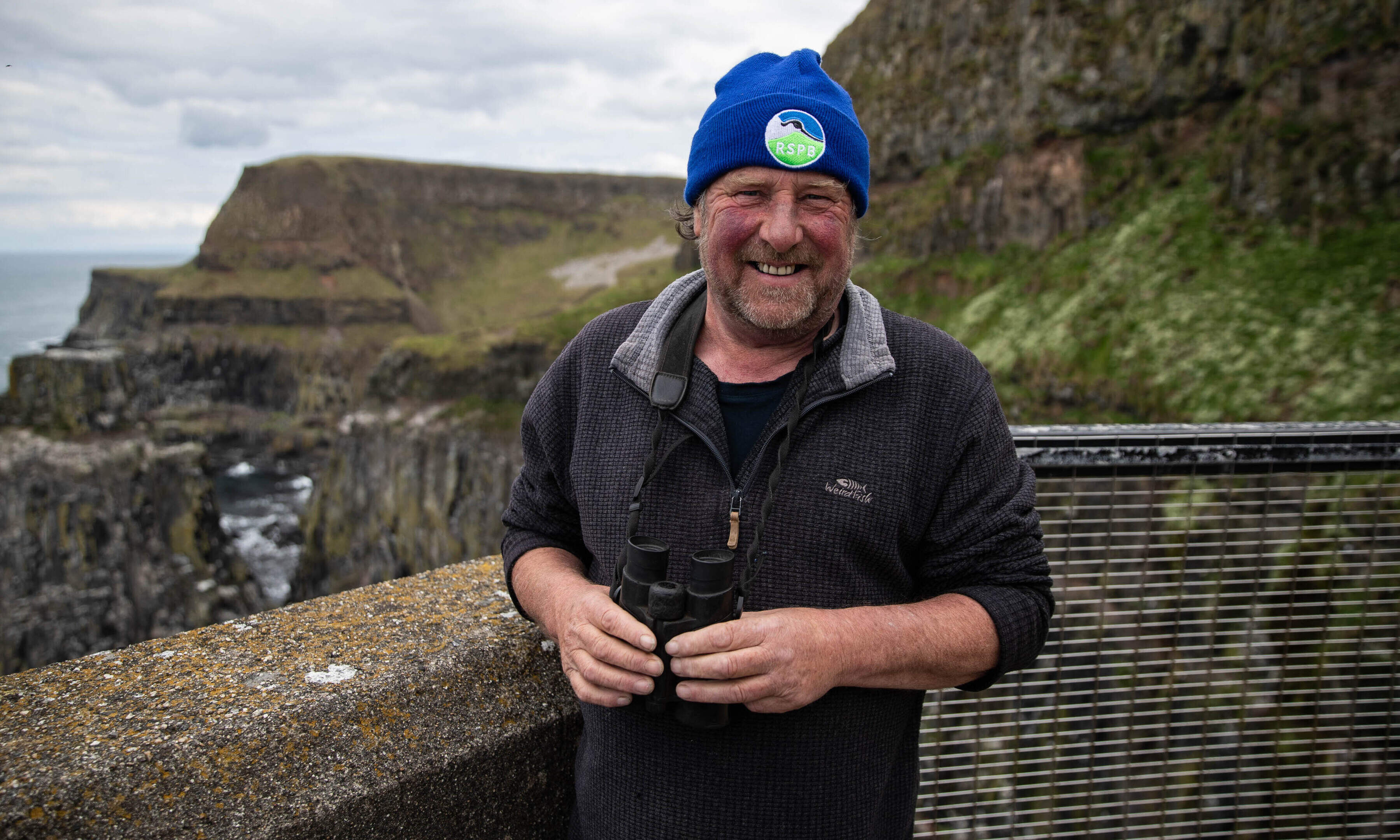 ‘They’re like the clowns of the seabirds’: Puffins make welcome return to Rathlin Island for summer season