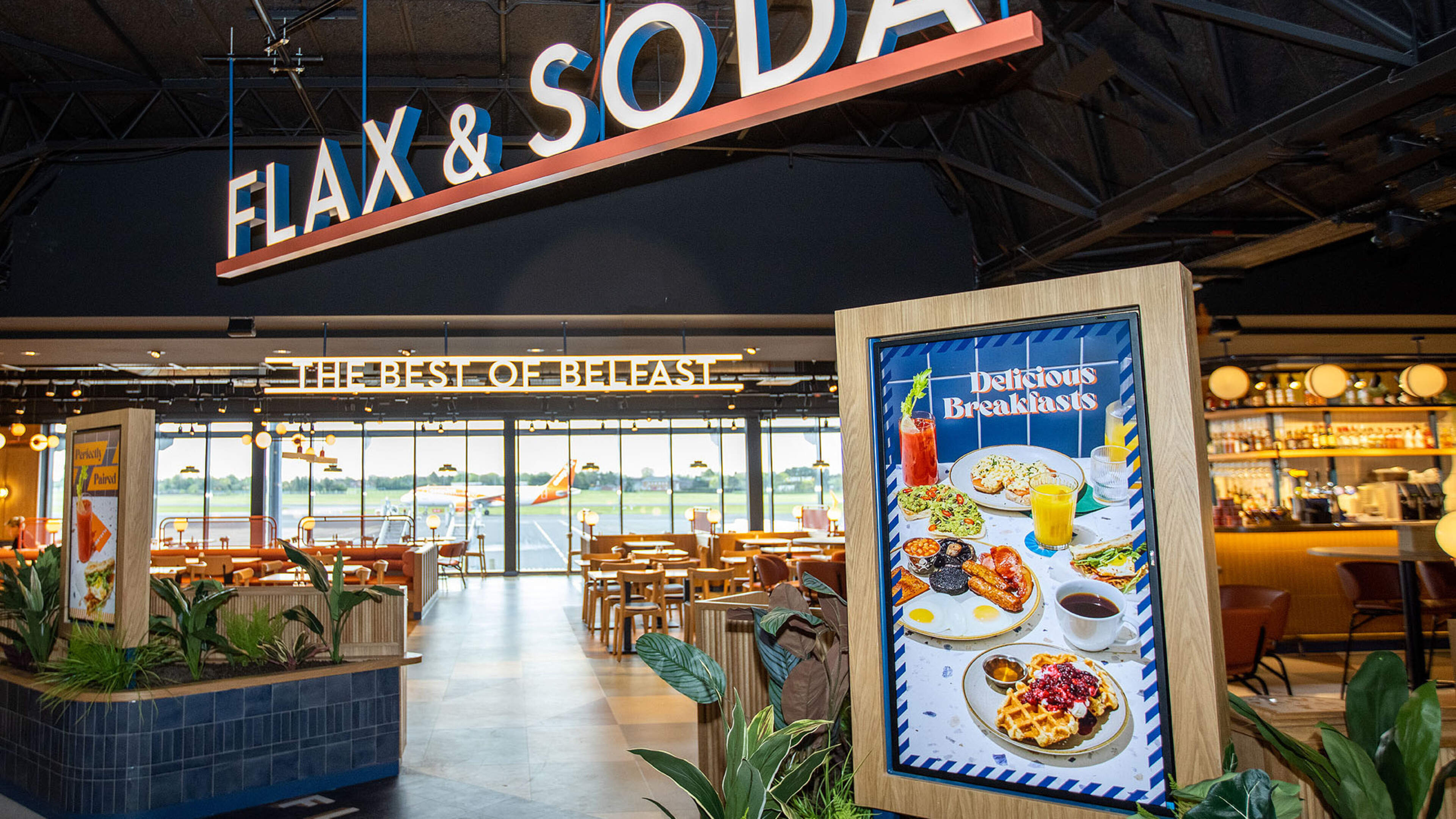 Belfast International Airport’s Lagan Bar gets  revamp and new restaurant opens as part of major investment plan