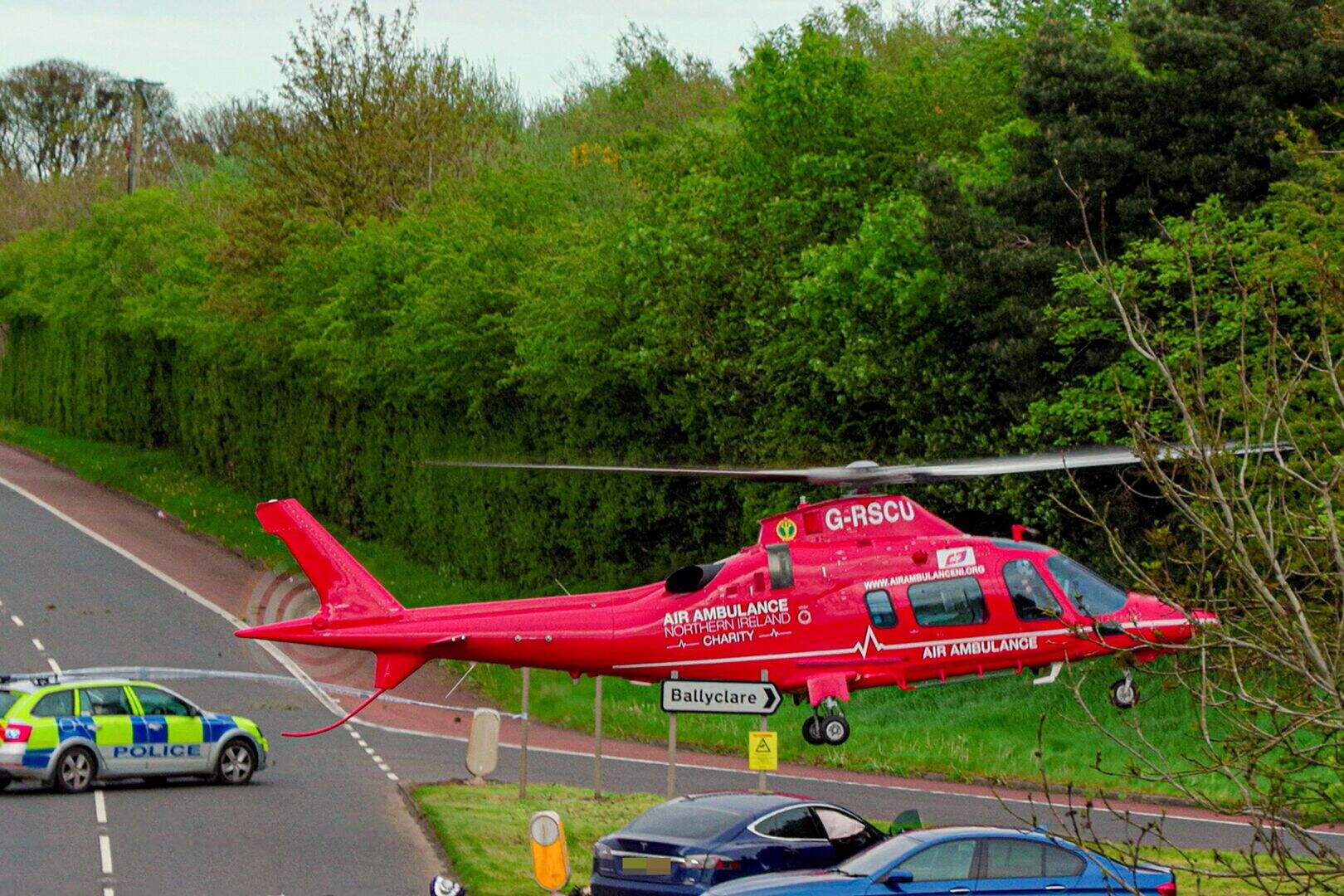 Ballyclare crash: Passing motorists fight to save motorcyclist’s life ...