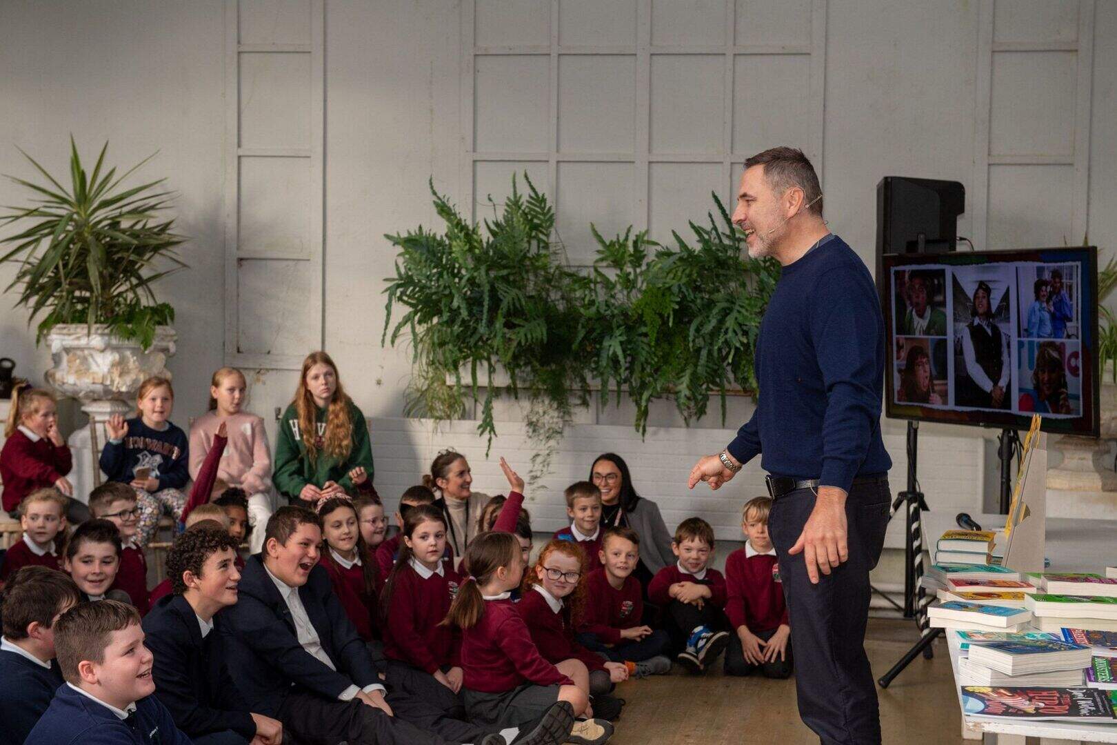 David Walliams pays visit to NI schoolchildren and inspires a new ...