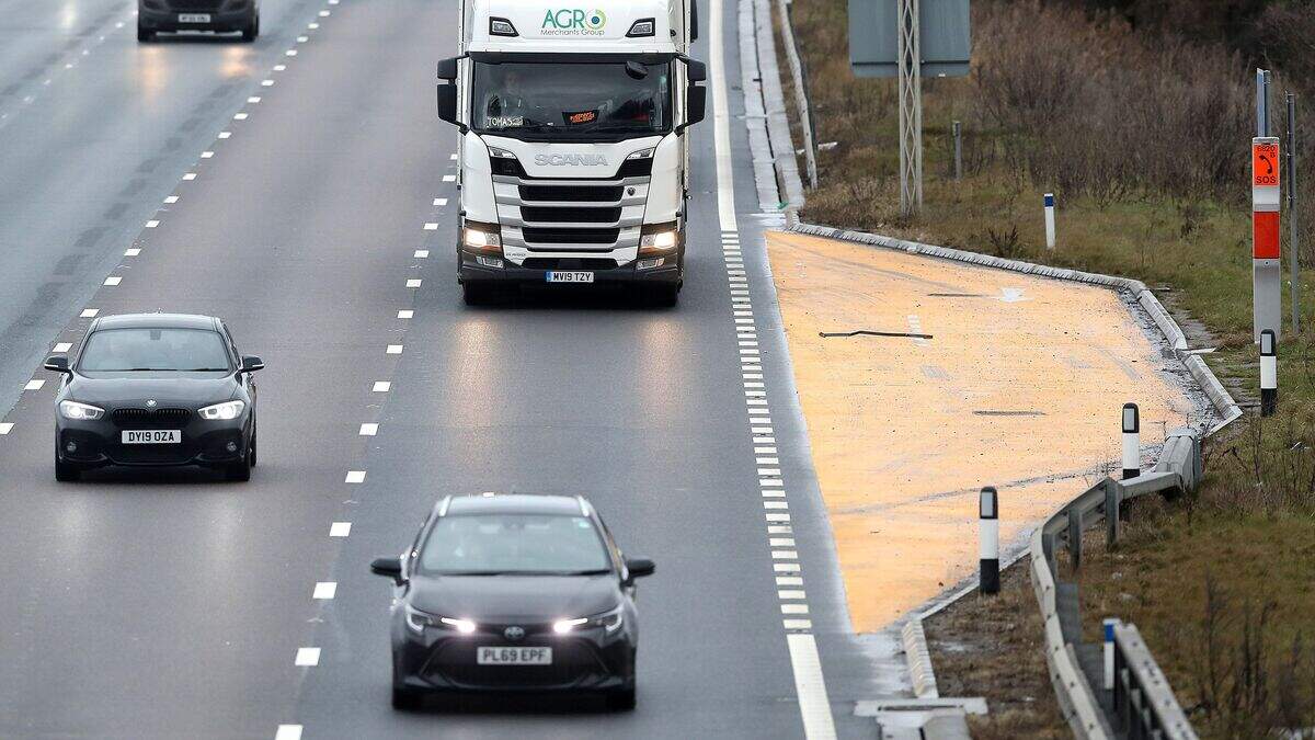 Safety record of smart motorways revealed | Belfast Telegraph