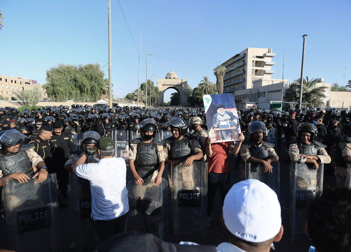 Followers of cleric enter Iraqi parliament in show of force | Belfast ...