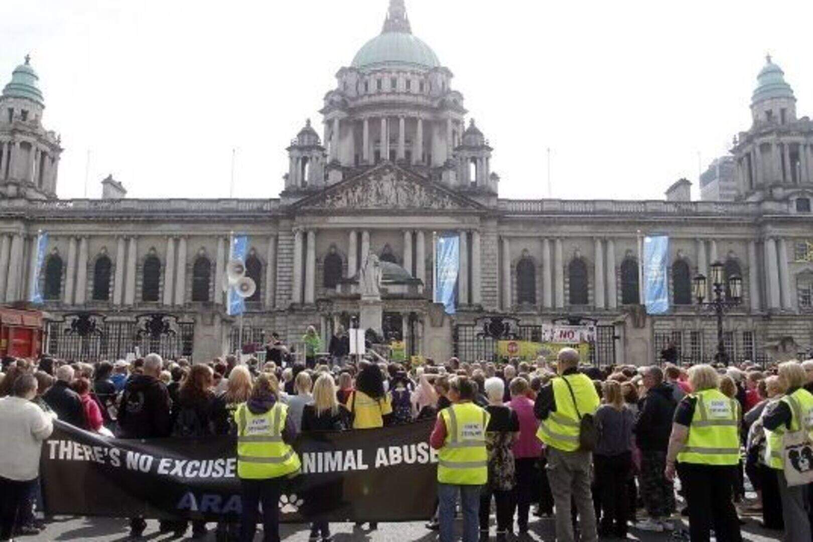 In Pictures: Hundreds attend animal rights rally in Belfast | Belfast ...