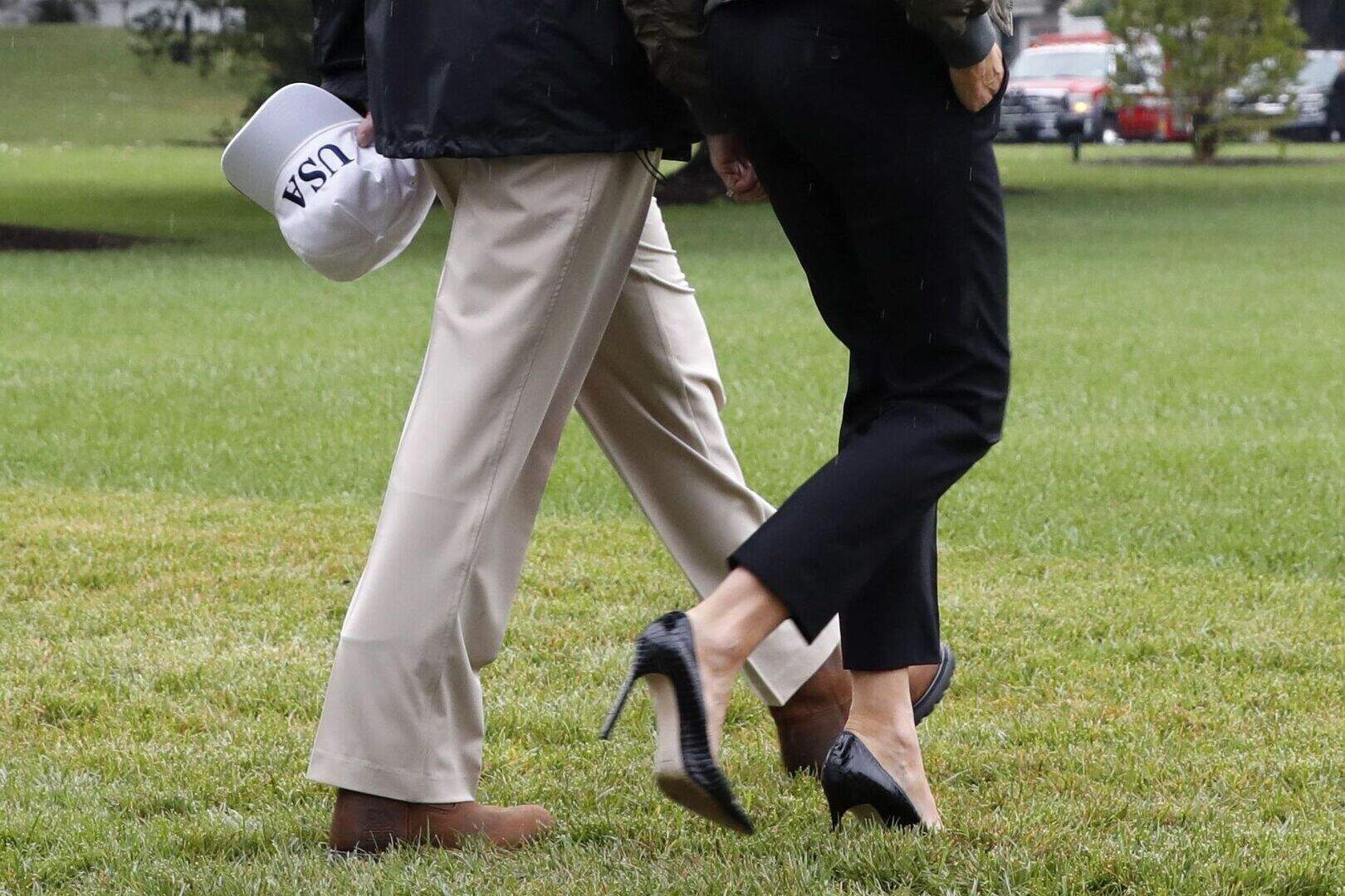 Why Melania Trump's shoes have caused such a huge debate | Belfast Telegraph