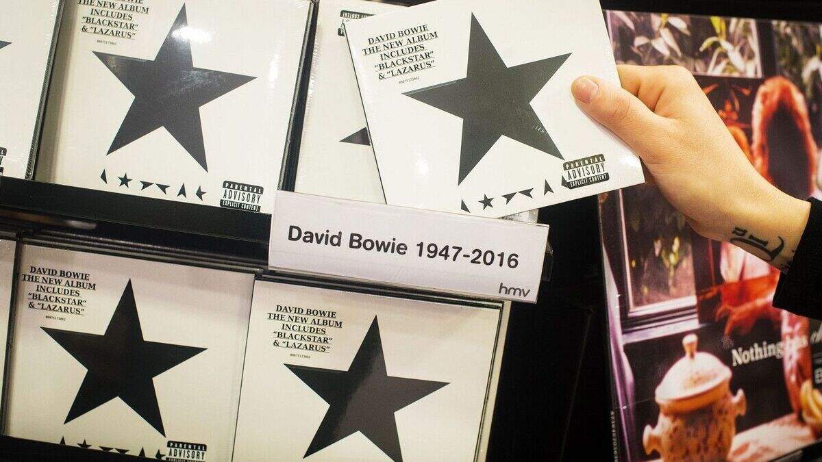 Blackstar remains at number one as David Bowie continues to dominate ...