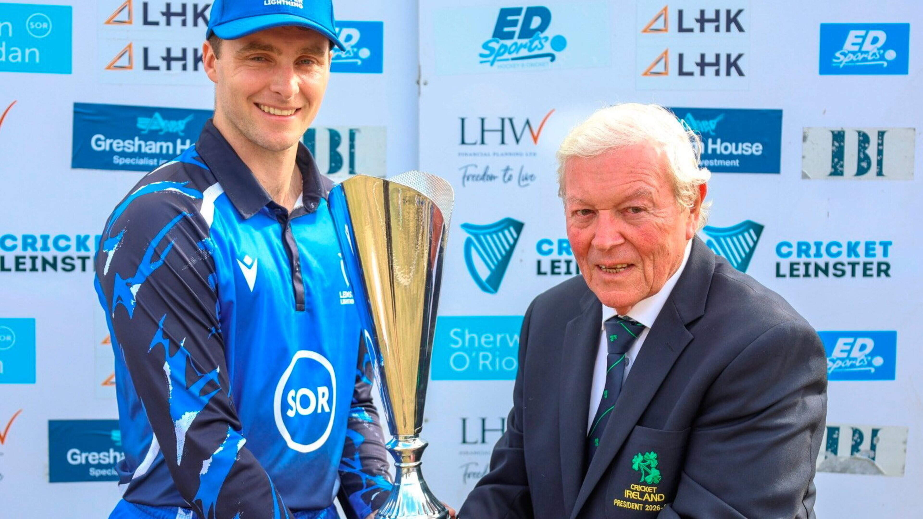 Lorcan Tucker ‘proud’ to lead Leinster Lightning’s three-in-a-row 50-over Cup celebrations