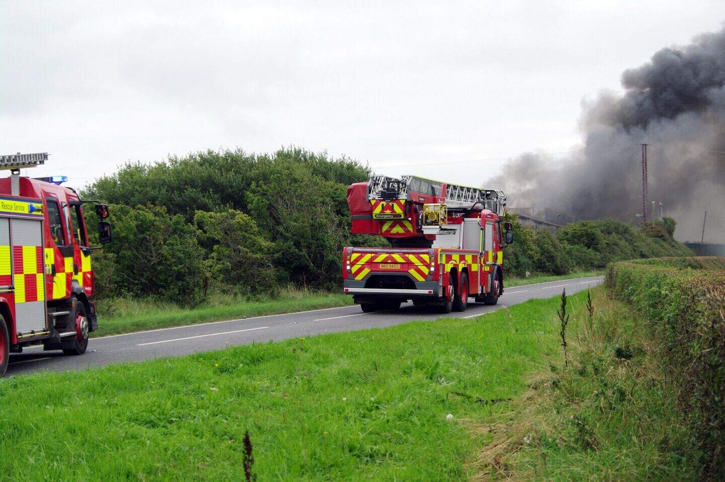 Video: Major fire breaks out at Killough recycling plant | Belfast ...