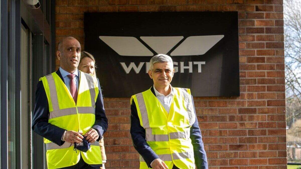 Khan calls for funding certainty for TfL during visit to Co Antrim bus ...