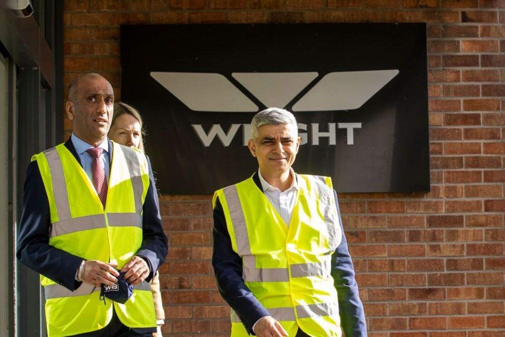 Khan calls for funding certainty for TfL during visit to Co Antrim bus ...