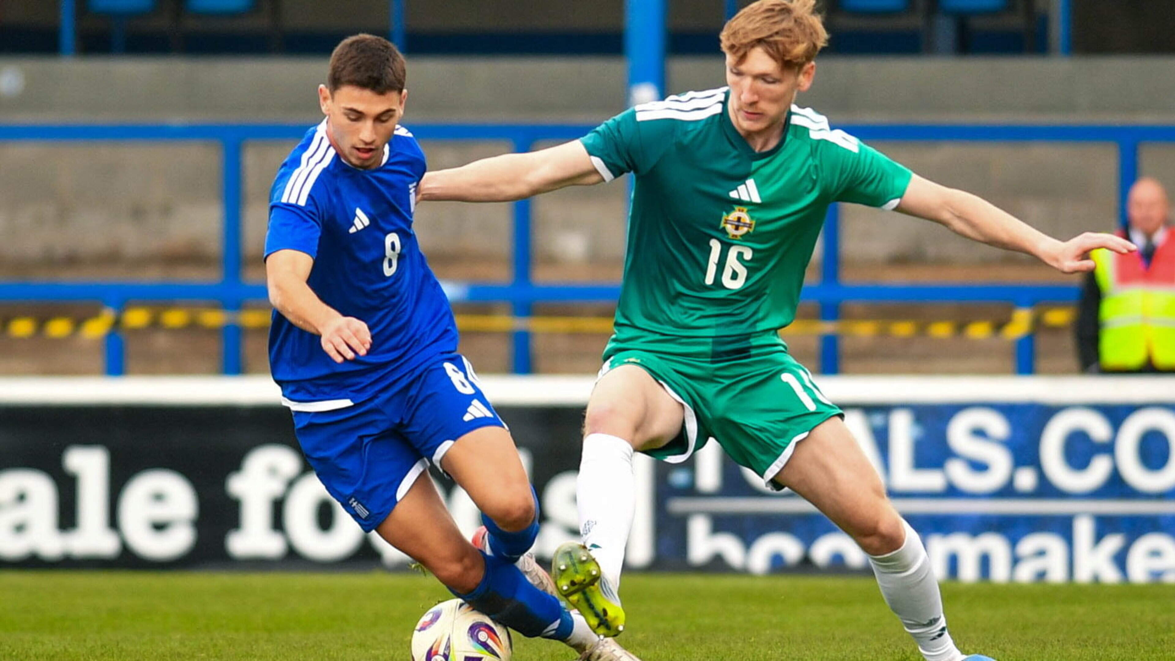 Battling Northern Ireland Under-21s edged out by Greece at Mourneview Park