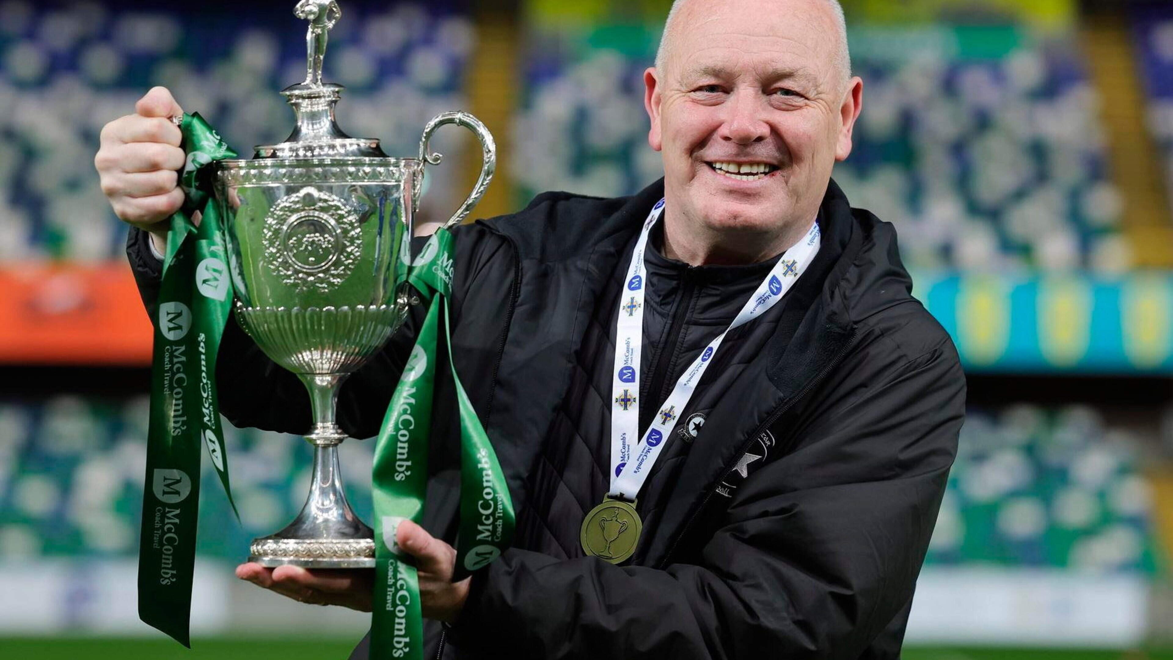 Outgoing boss hails ‘unbelievable’ Crumlin Star as Amateur League club lift Intermediate Cup once again
