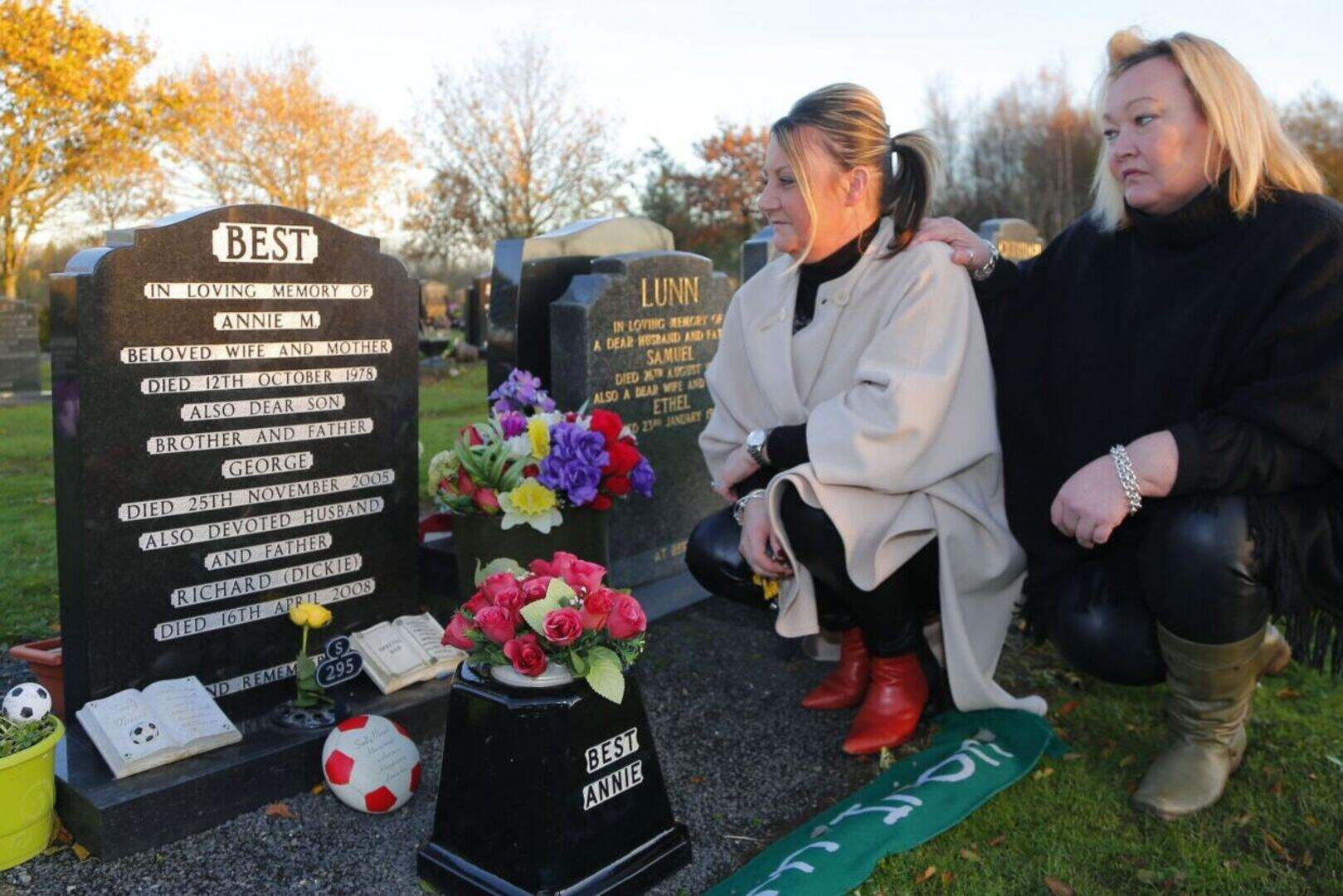George Best fans still flock to final resting place decade after ...