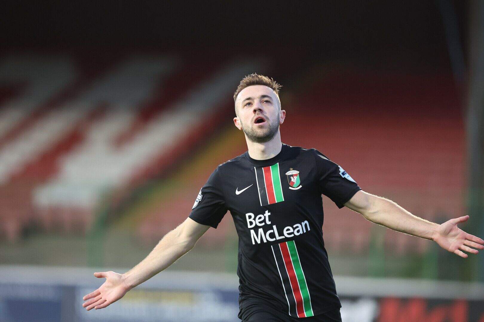 Conor McMenamin admits his confidence is soaring after inspiring Glentoran's  victory over Dungannon | Belfast Telegraph