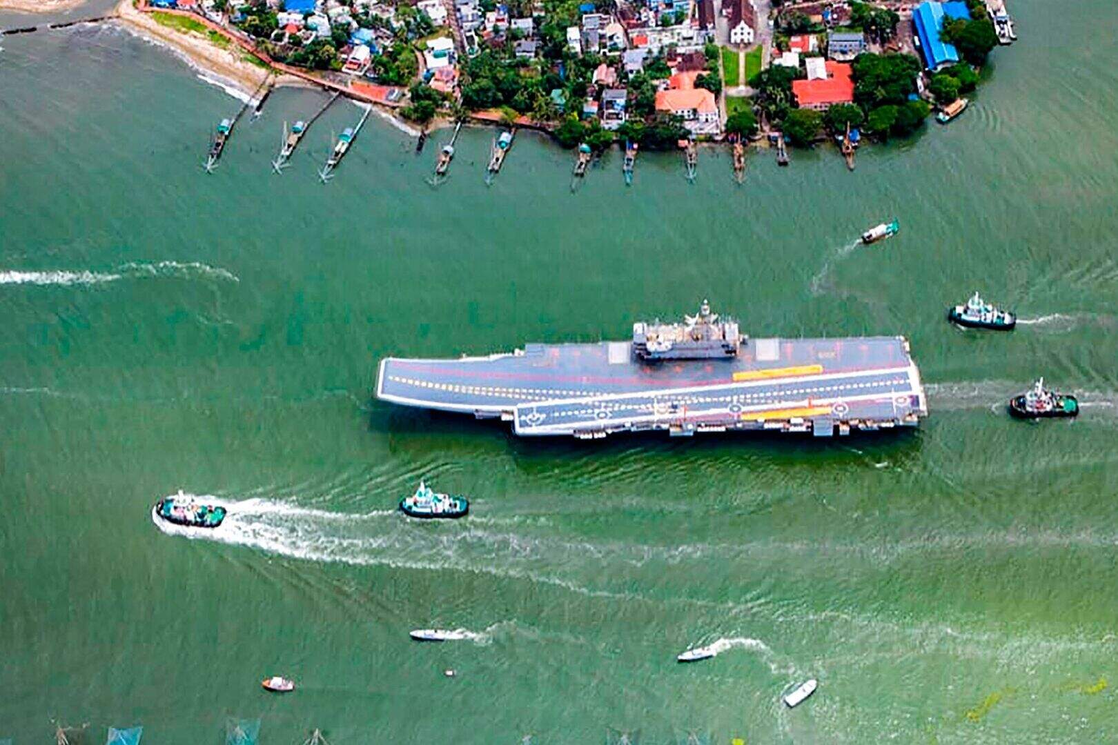India launches new aircraft carrier as China concerns grow | Belfast ...