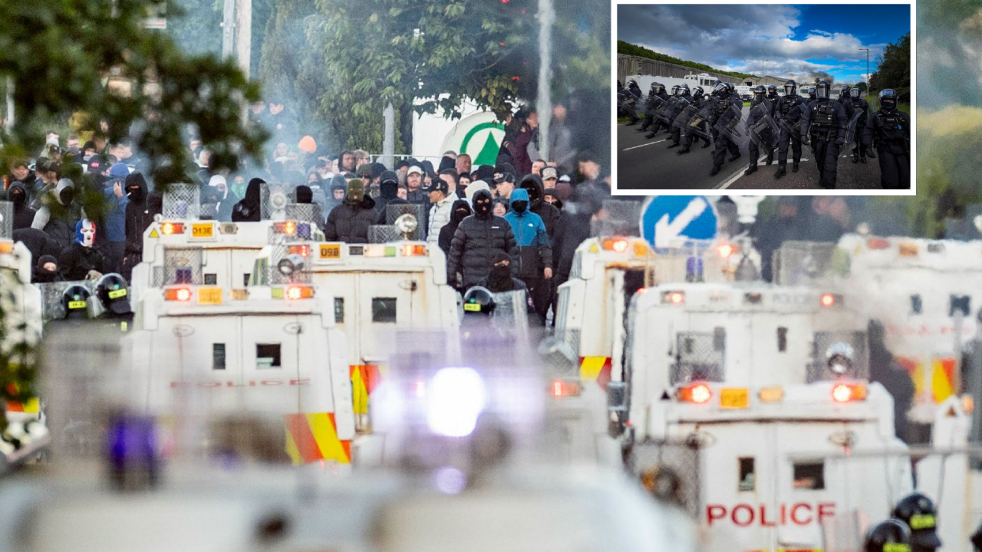 Homes attacked and vehicles set on fire as stabbing victim’s family ‘disgusted’ by second night of rioting