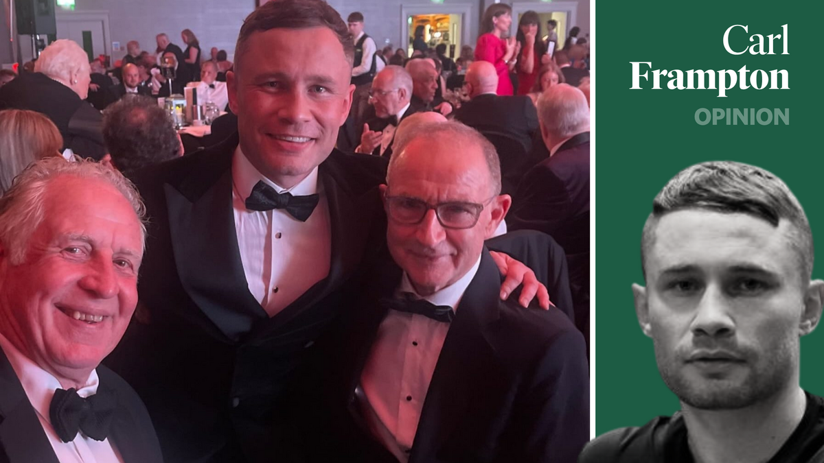 I’d good craic with Martin O’Neill at the Belfast Telegraph Sports Awards, but people tried to make it something it wasn’t. I feel sorry for them