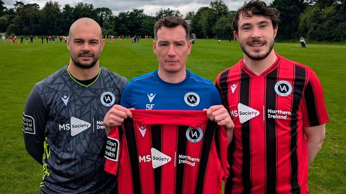 Mystery benefactor allows Belfast football club to showcase local ...