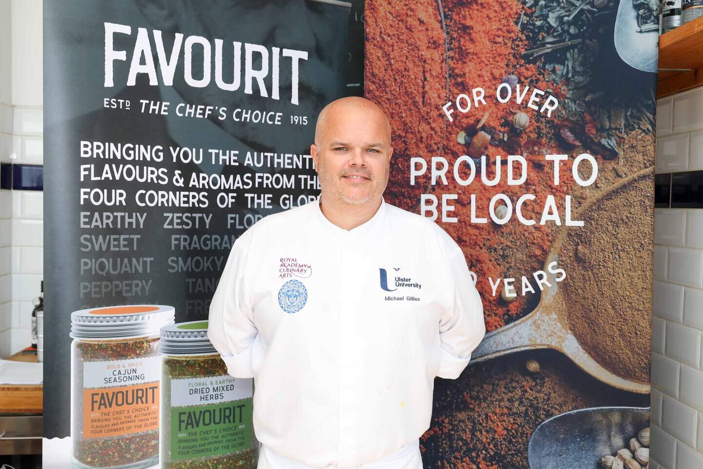 Michael Gilles, Ulster University pictured at a specially organised live industry event designed to help connect students on the BSc Culinary Arts Management programme with potential employers