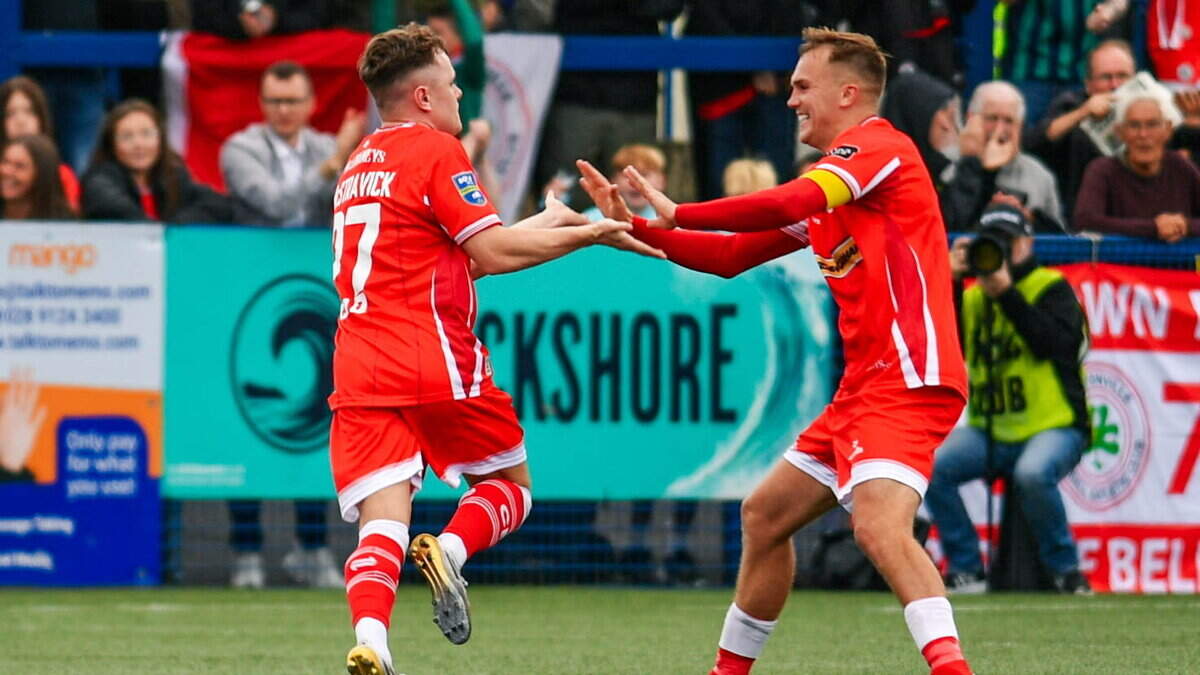 Liam McStravick and Joe Gormley braces see Cliftonville stroll it but bigger tests will await