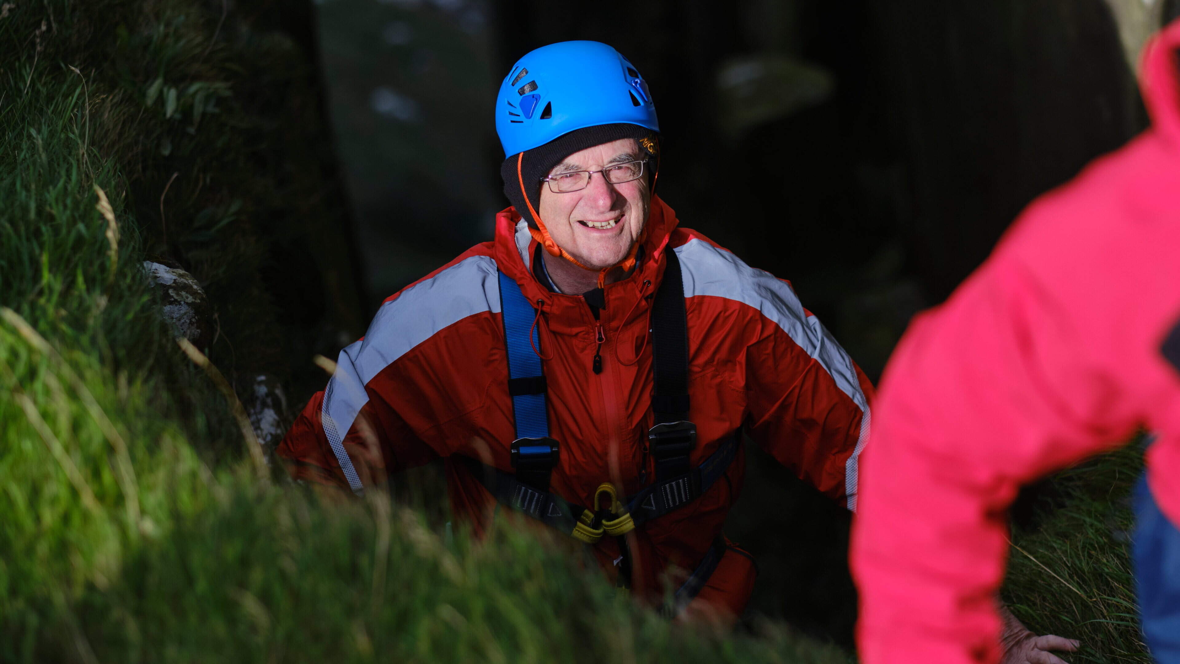 ‘Some of his ideas are mad, but I just let him get on with it’: Abseiling 82-year-old has no plans to slow down just yet