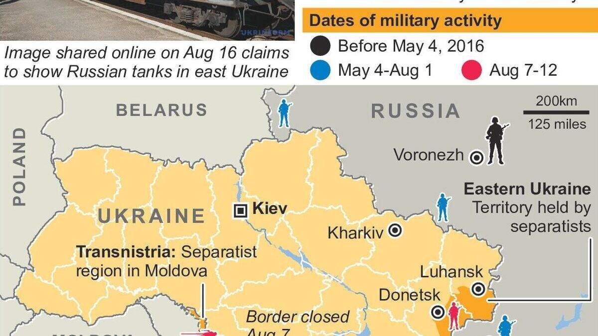 Military build-up around Ukraine [Infographic] | Belfast Telegraph