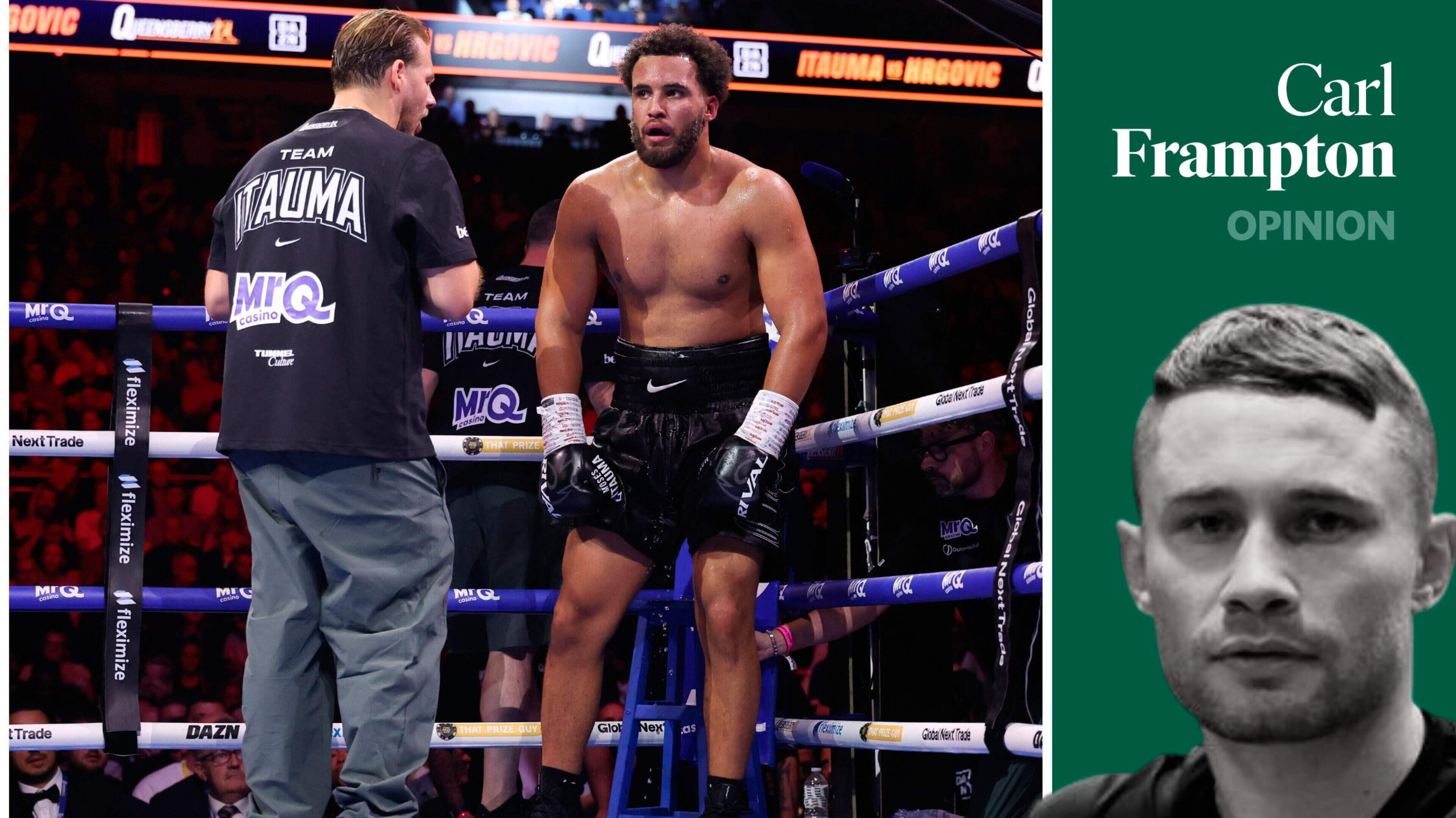 I once feared I’d be in Moses Itauma’s position and gas myself out... he can learn from myself and David Haye
