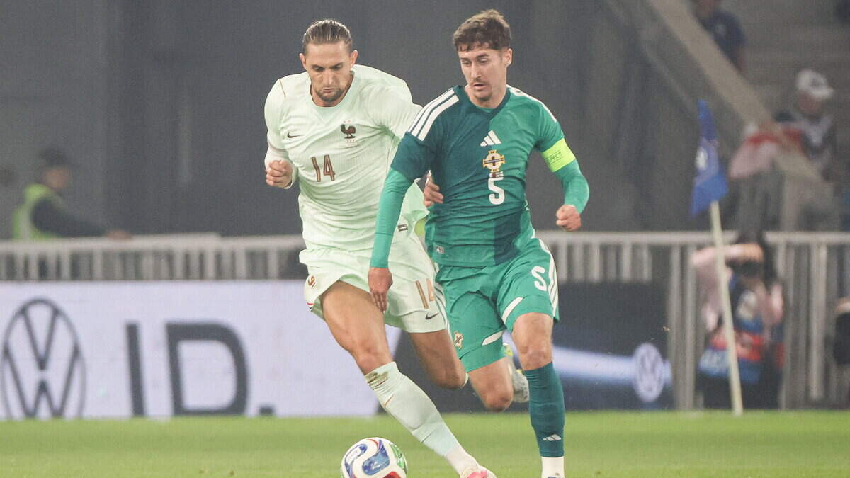 Updates from Lille as World Cup contenders France lead brave Northern Ireland