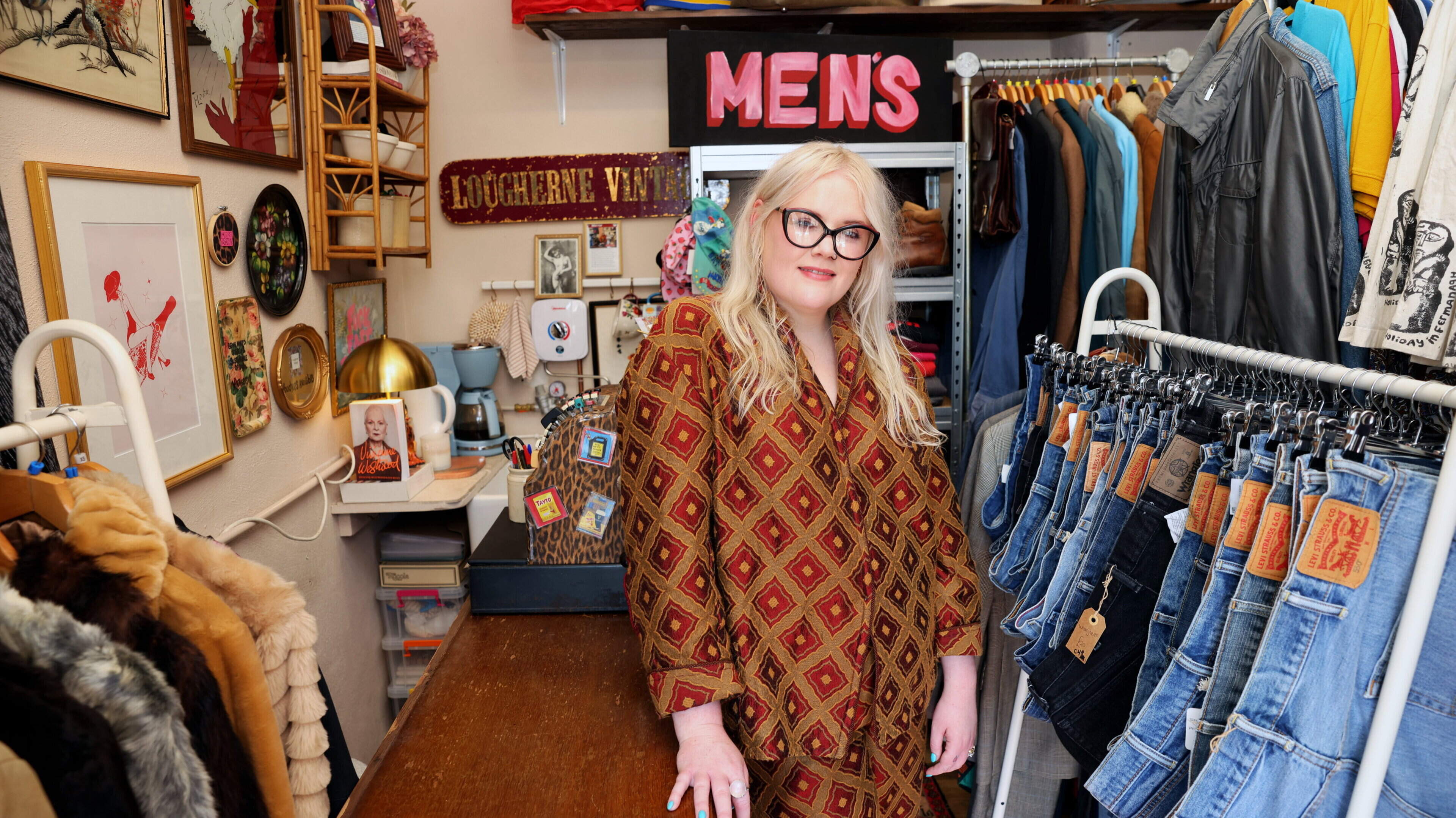Inside Lougherne Vintage: Enniskillen’s tiny treasure trove of silk gowns, 80s power jackets and statement hats