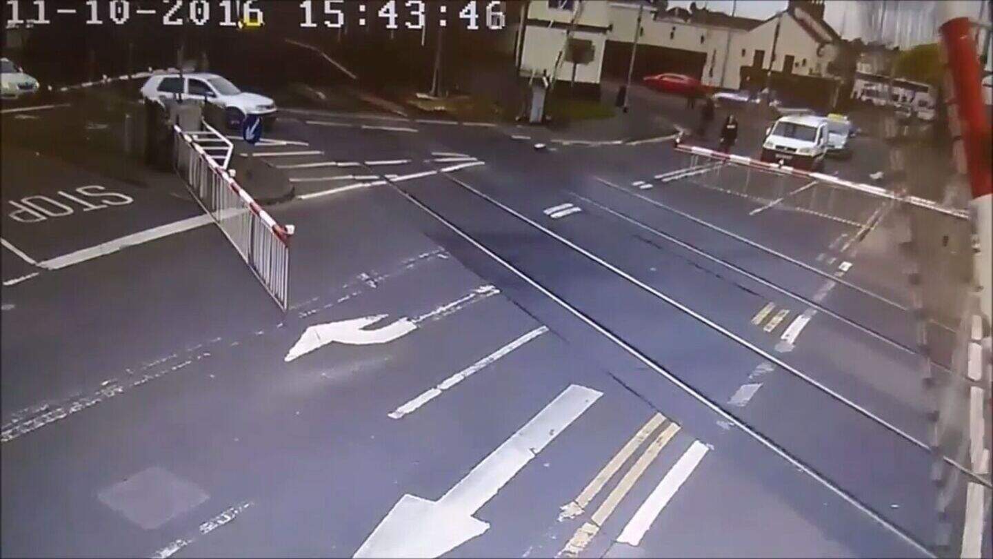 Watch: Translink release footage of terrifying near misses at level ...