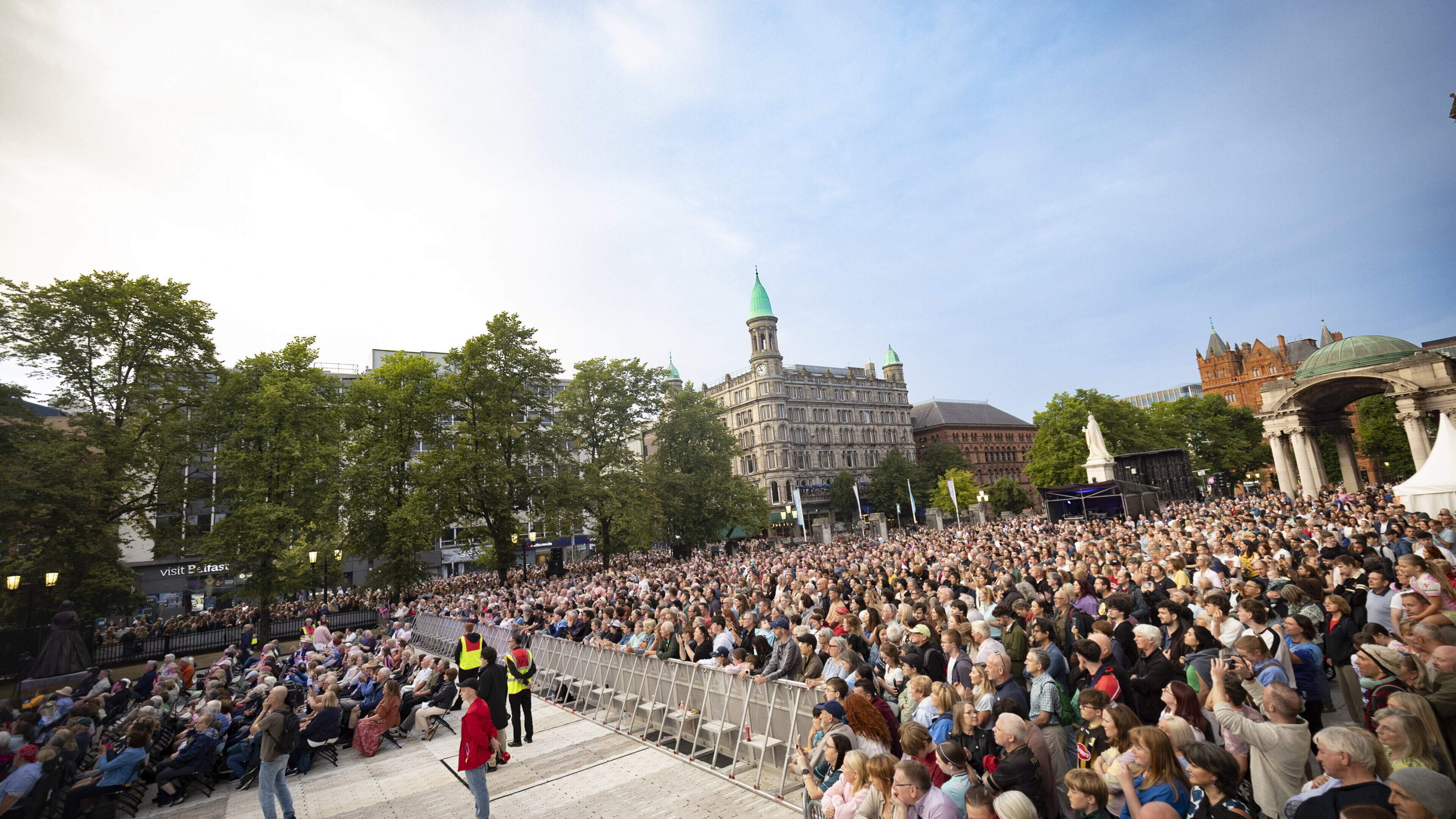 Footfall in Belfast city centre almost double usual level on Fleadh opening day