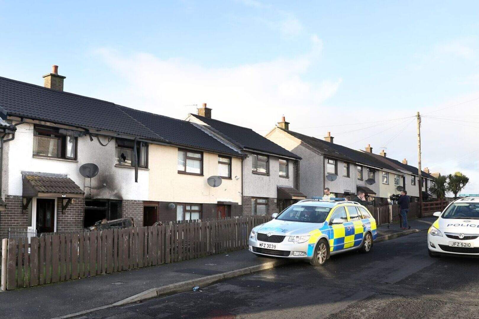 Photos: Images show house gutted in Larne after wheelie bin set on fire ...