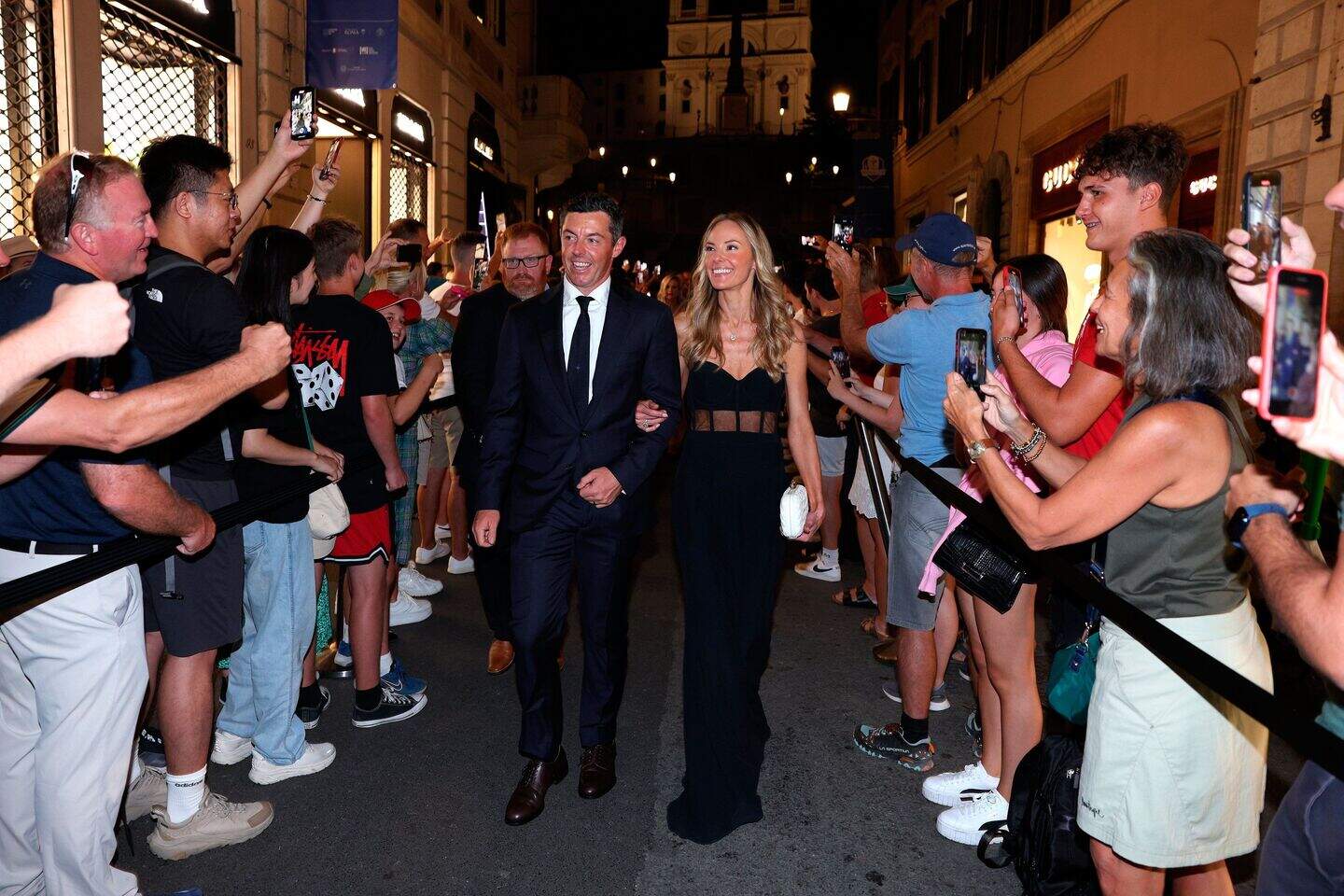 Rory and Erica McIlroy at the 2023 Ryder Cup in Rome | Belfast Telegraph