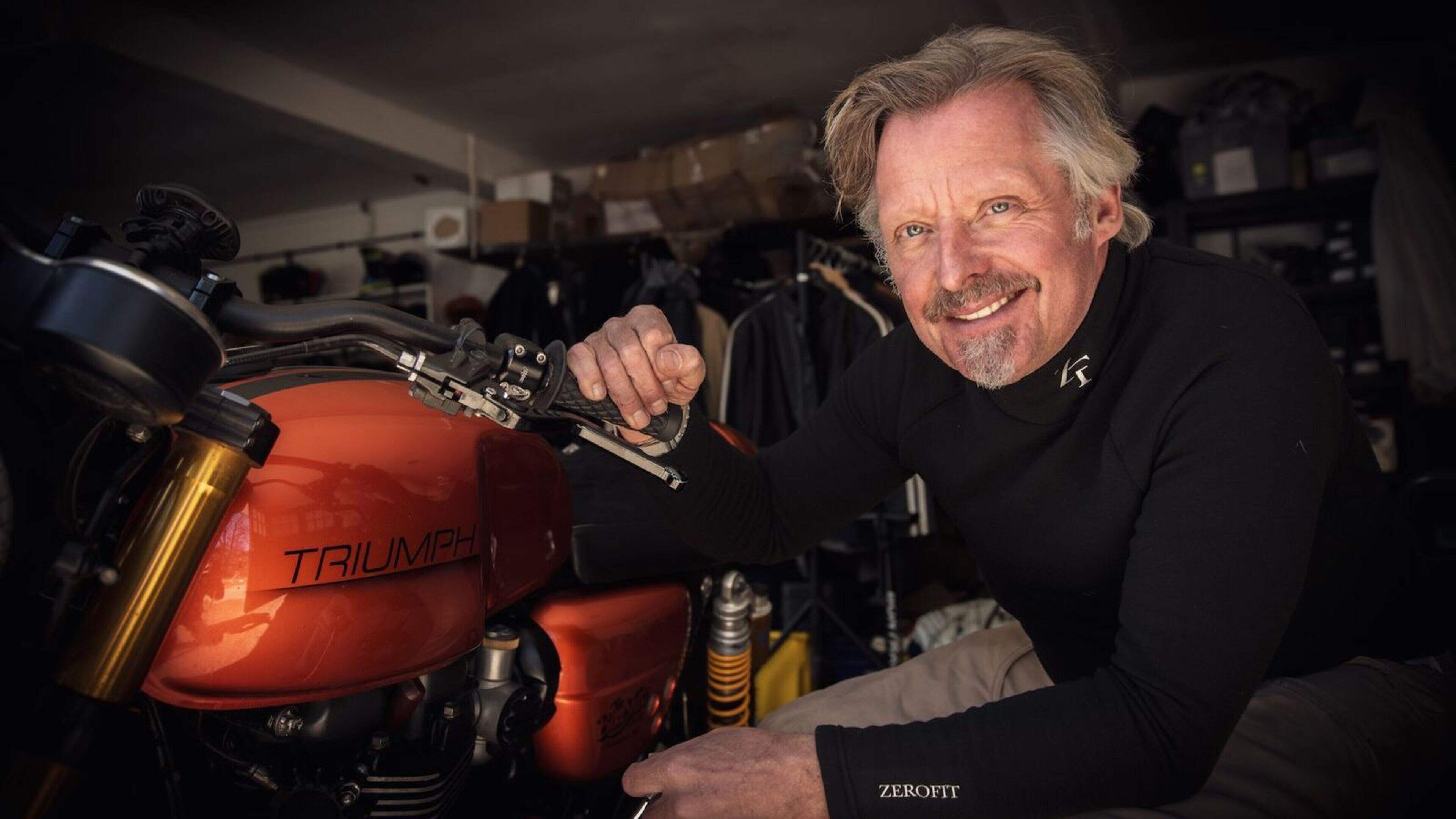 Bike fanatic Boorman saddles up with road racing royalty Irwin for NW200 film