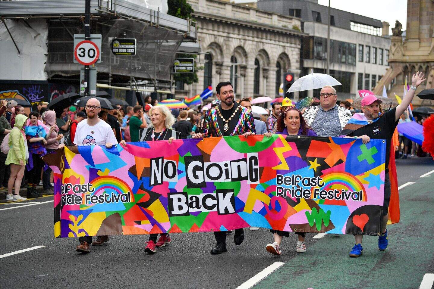 Belfast Pride 2025: Crowds gather as city celebrates Pride parade ...