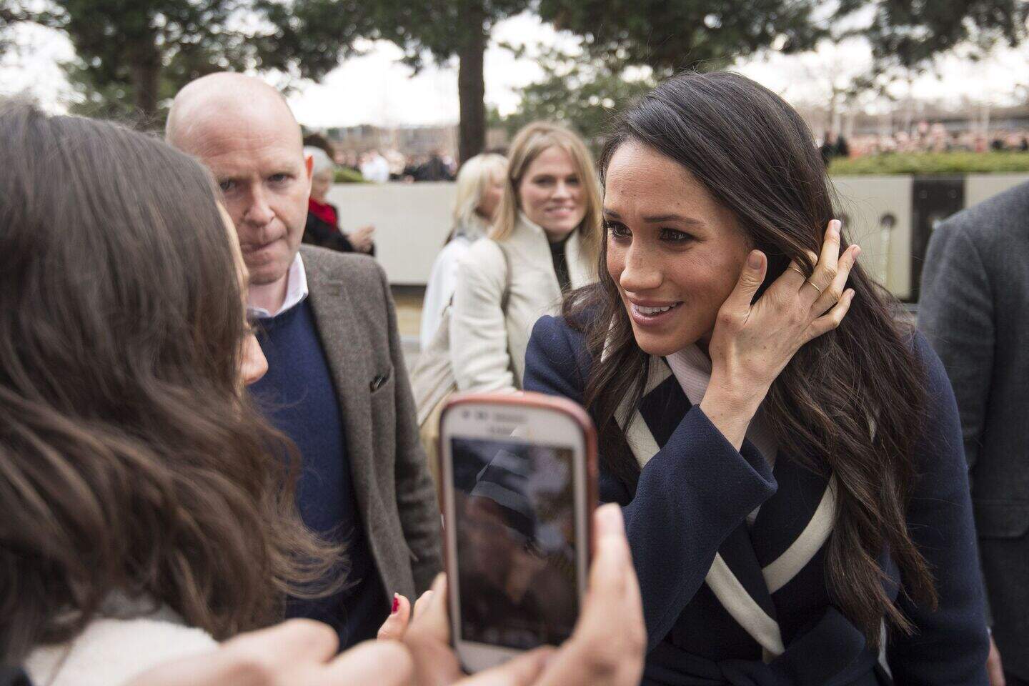 Hugs and handshakes with public keep Meghan Markle's bodyguards on their  toes | Belfast Telegraph