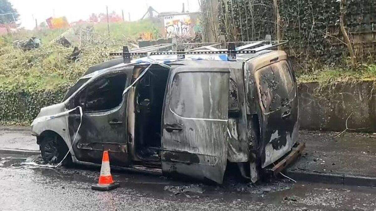 Watch: Cars set on fire during Carryduff arson attack | Belfast Telegraph