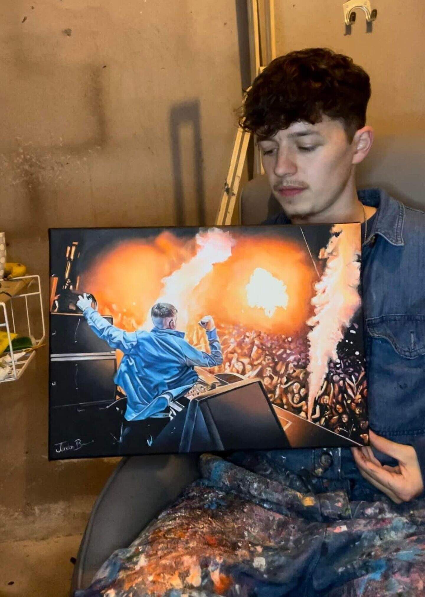 Jordan Breen: Artist flat out with commissions after taking up painting ...
