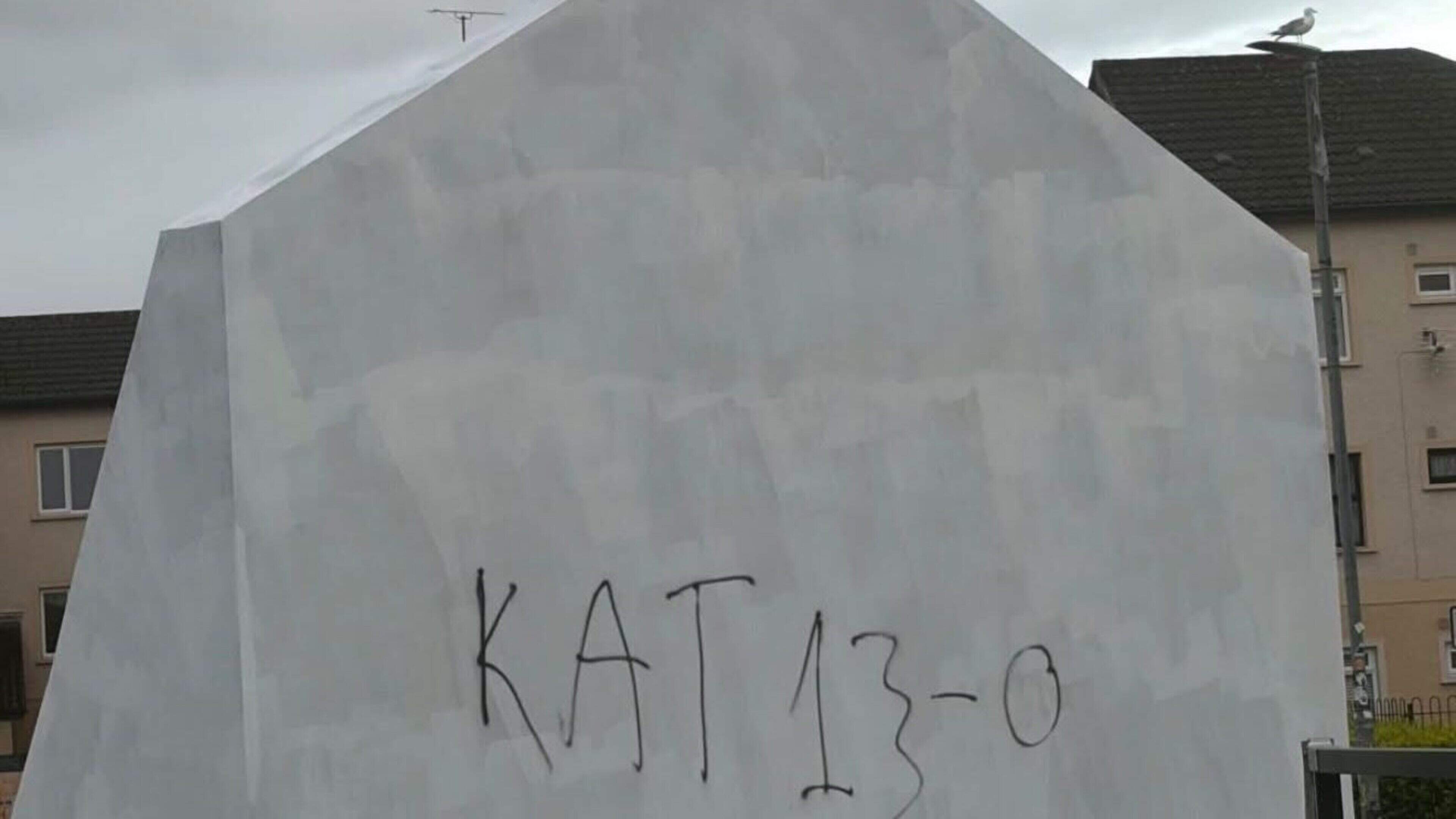 Police investigating ‘sick’ graffiti at Free Derry Corner targeting Bloody Sunday families