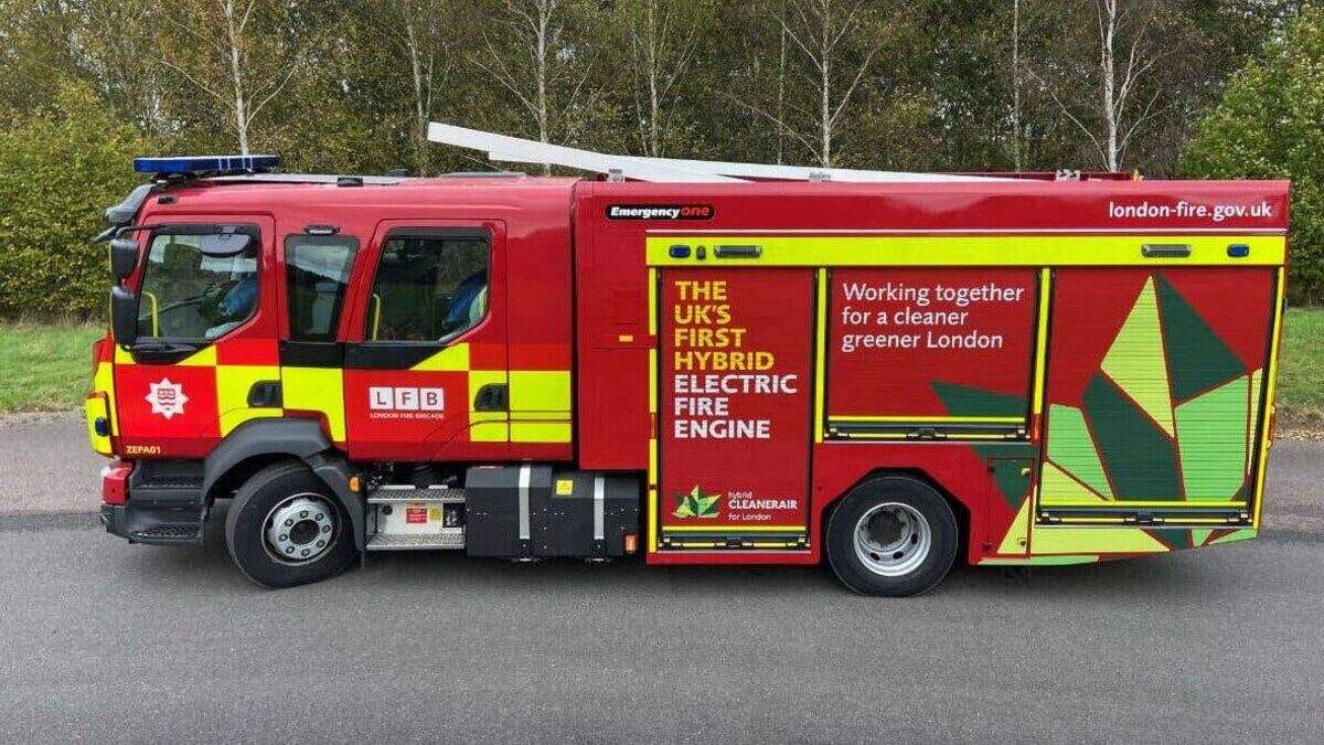 UK’s first electrified fire engine to be deployed | Belfast Telegraph