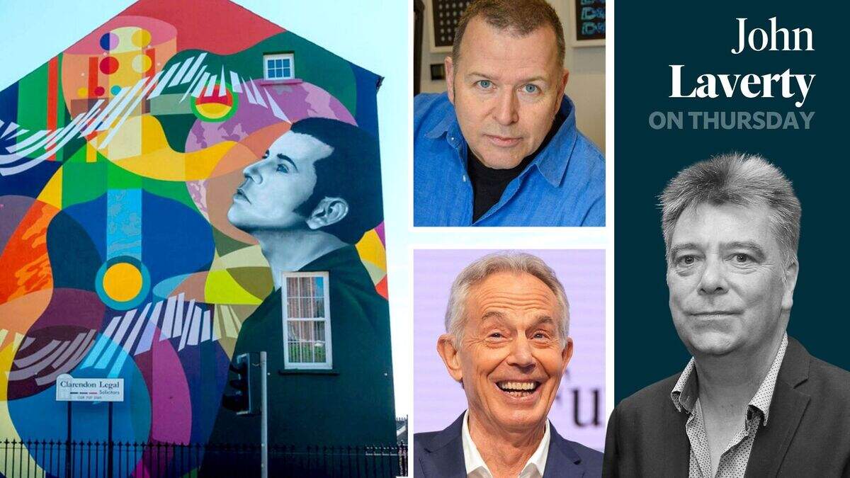 NI pop star’s unwanted but indelible association with Tony Blair should concern him a lot more than an unflattering mural