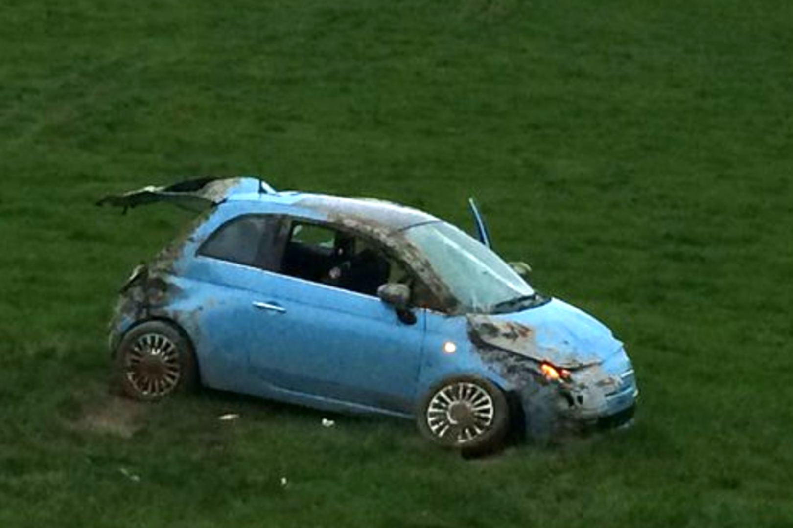 Woman taken to hospital after car ends up in Co Down field | Belfast ...