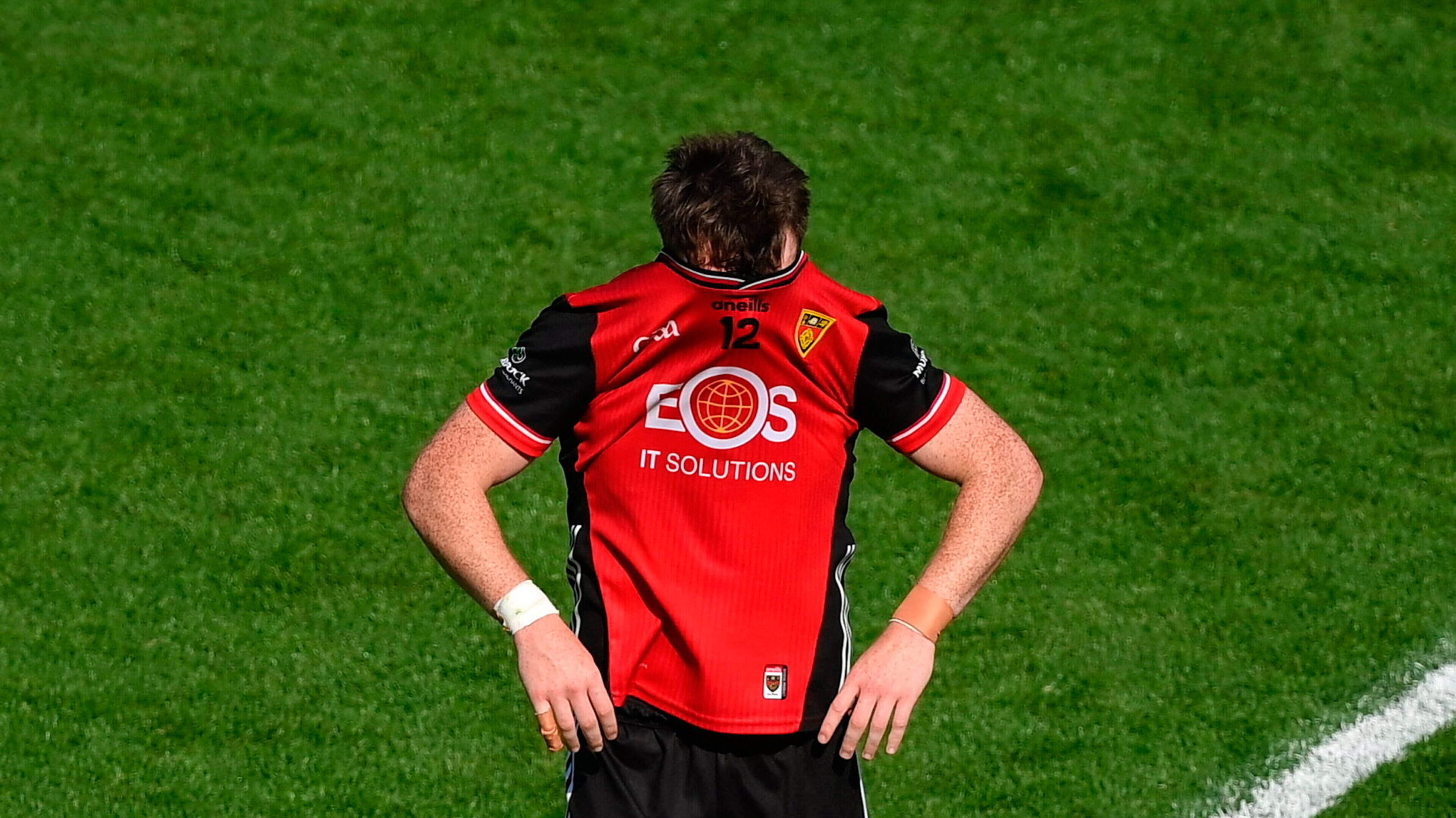 Disaster for Down as Conor Laverty’s men blow 12-point lead in Tailteann Cup final