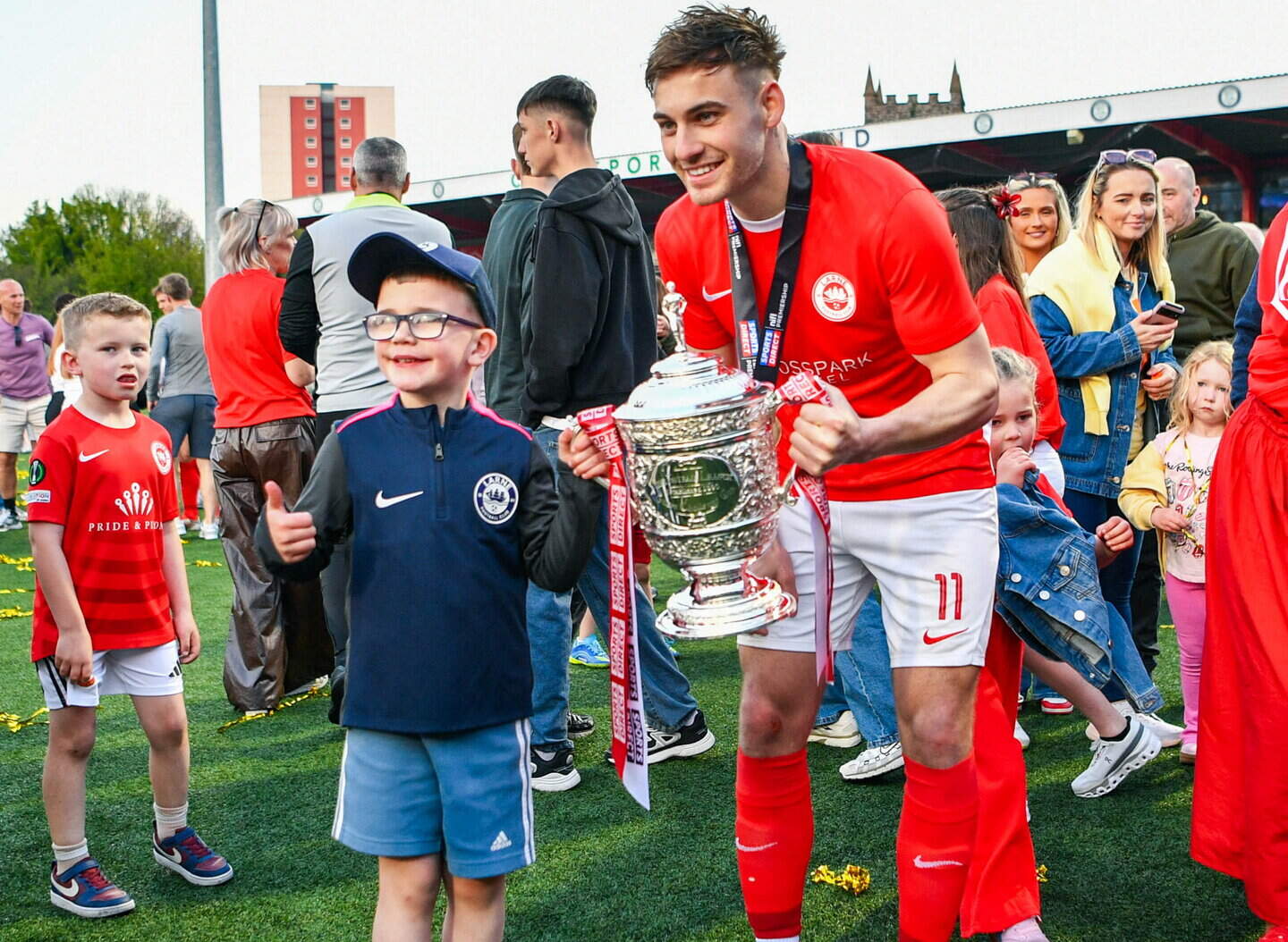 Larne title win: helicopter, 8-0 rout and Champions League football ...