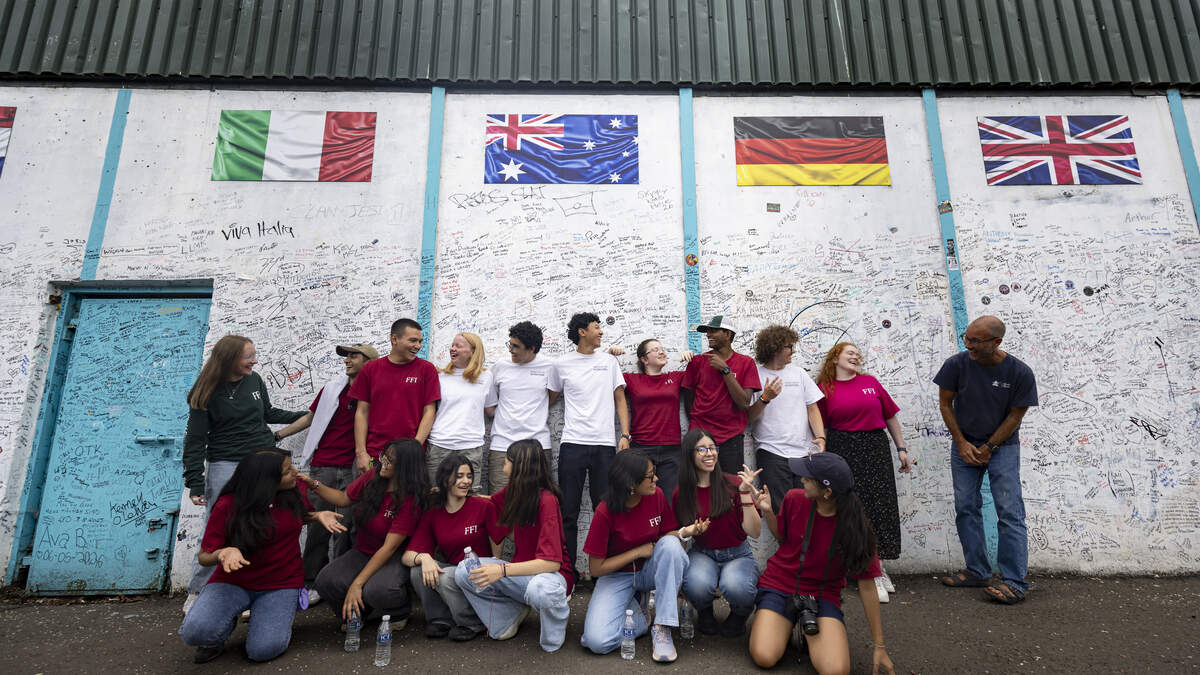 ‘The culture here is so rich’: Meet the teens from nine countries visiting NI to learn from our shared history
