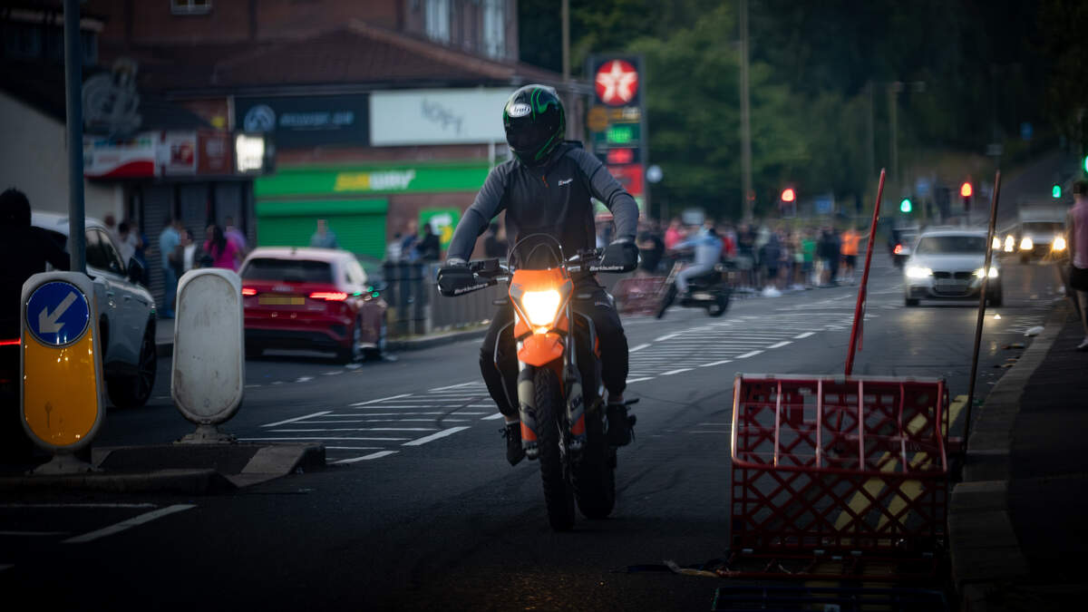 Man charged after west Belfast scrambler bike disorder as PSNI condemn ‘shameful scenes’ over weekend