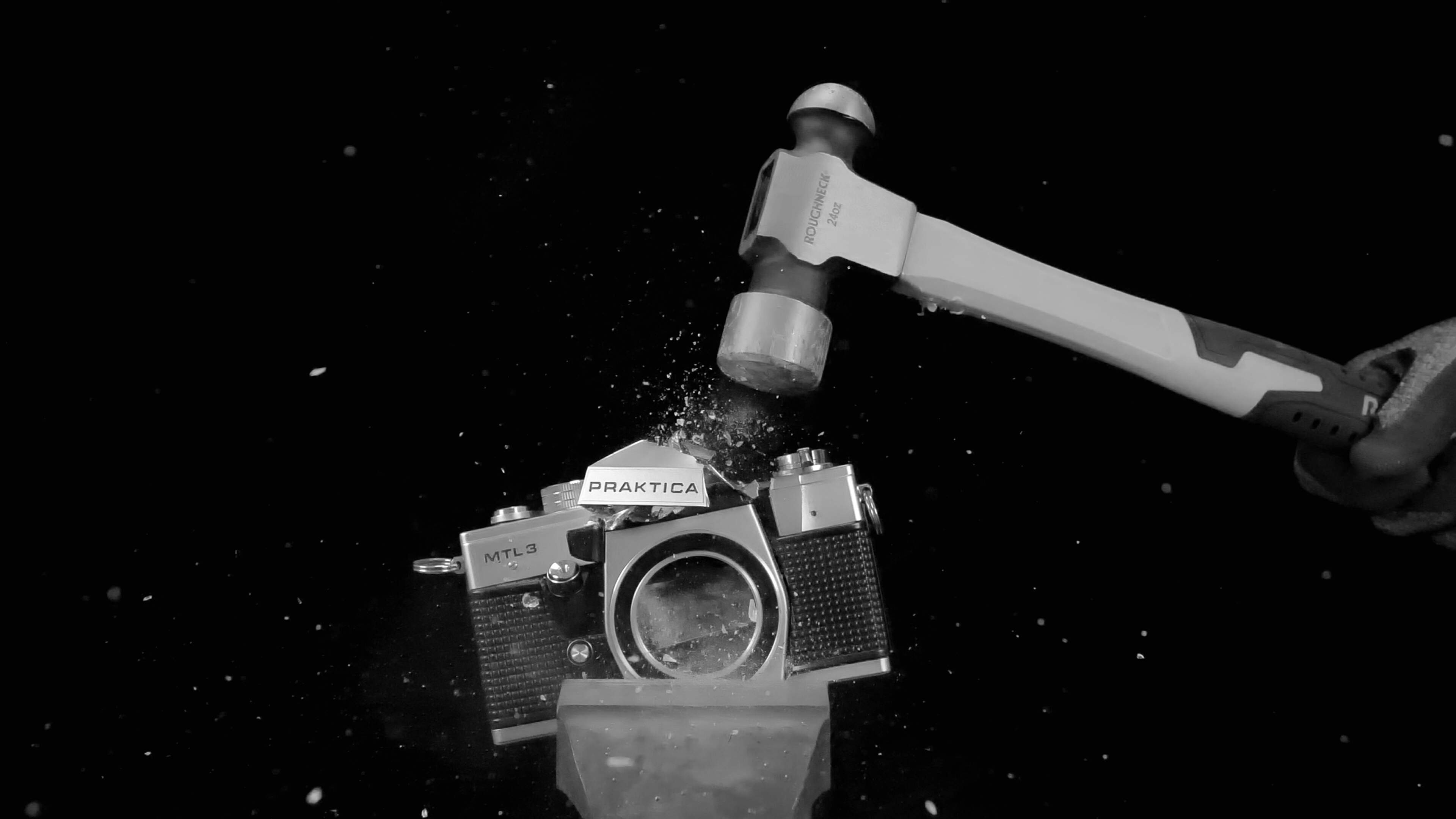 Smash a camera, make an artwork: Belfast Photo Festival unveils cathartic ‘rage room’