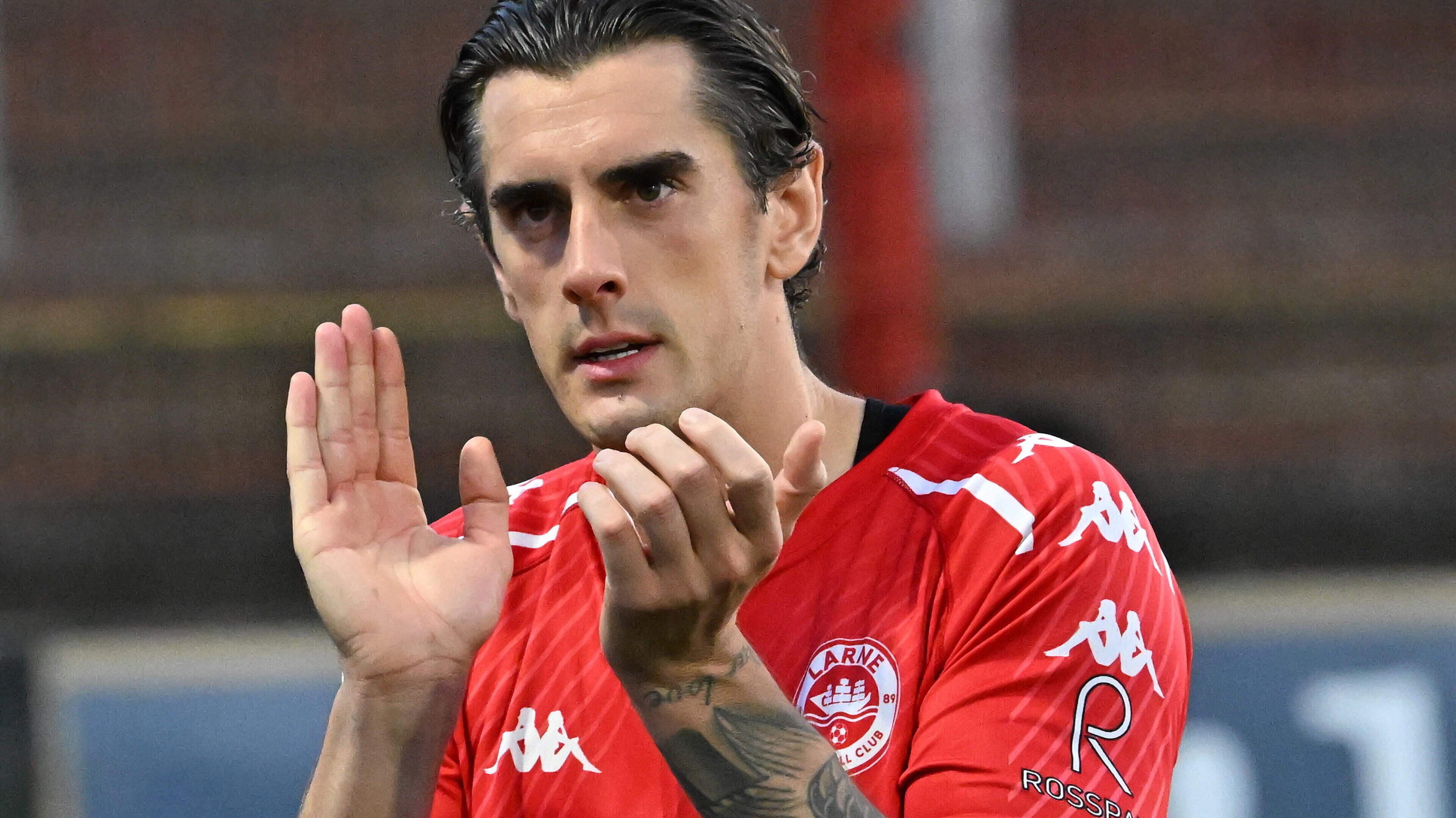 Larne star explains why Friday night showdown with Glentoran and Conor McMenamin is perfect focus-shifter after European nightmare