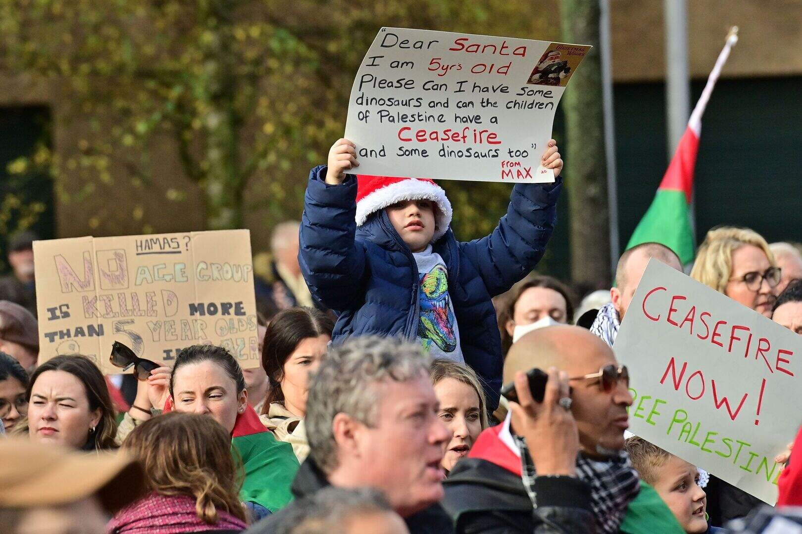 Pro-Palestine Belfast rally calls for the boycott of Israel-linked ...
