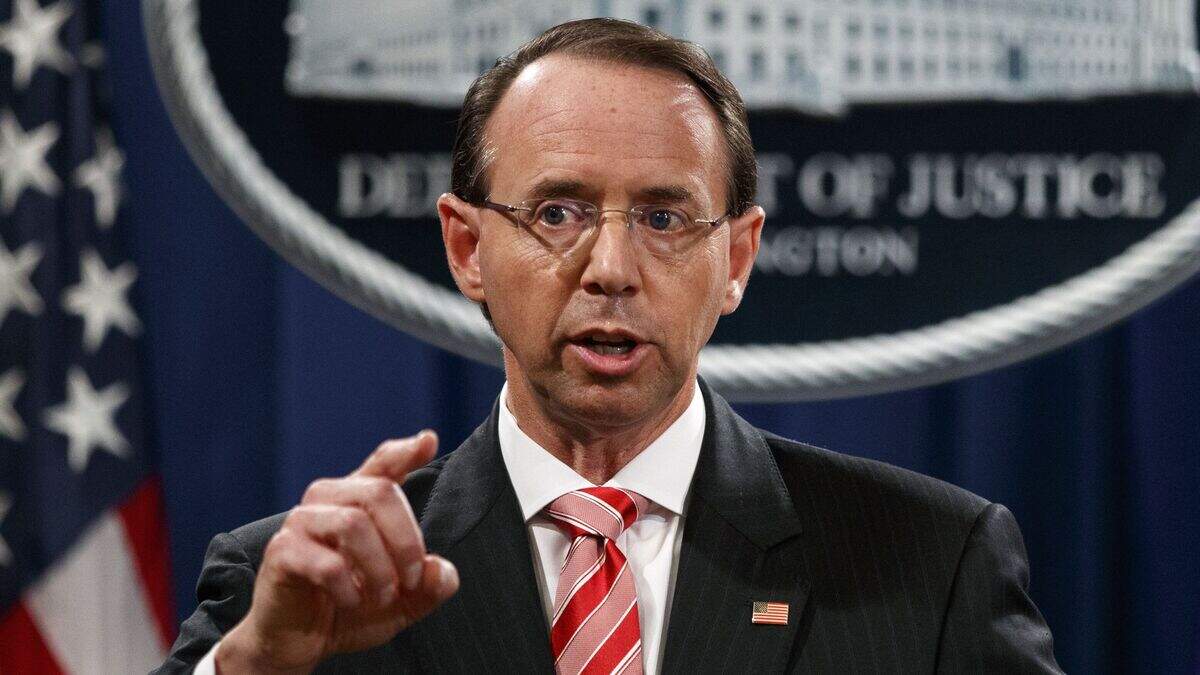US deputy attorney general Rosenstein ‘expecting to be fired’ | Belfast ...