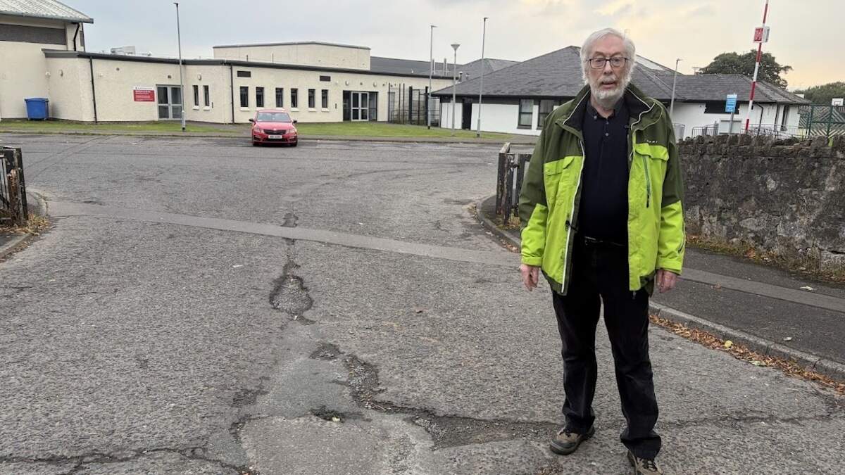 Potholes making it ‘nearly impossible’ for wheelchair and mobility scooter users to access health centre